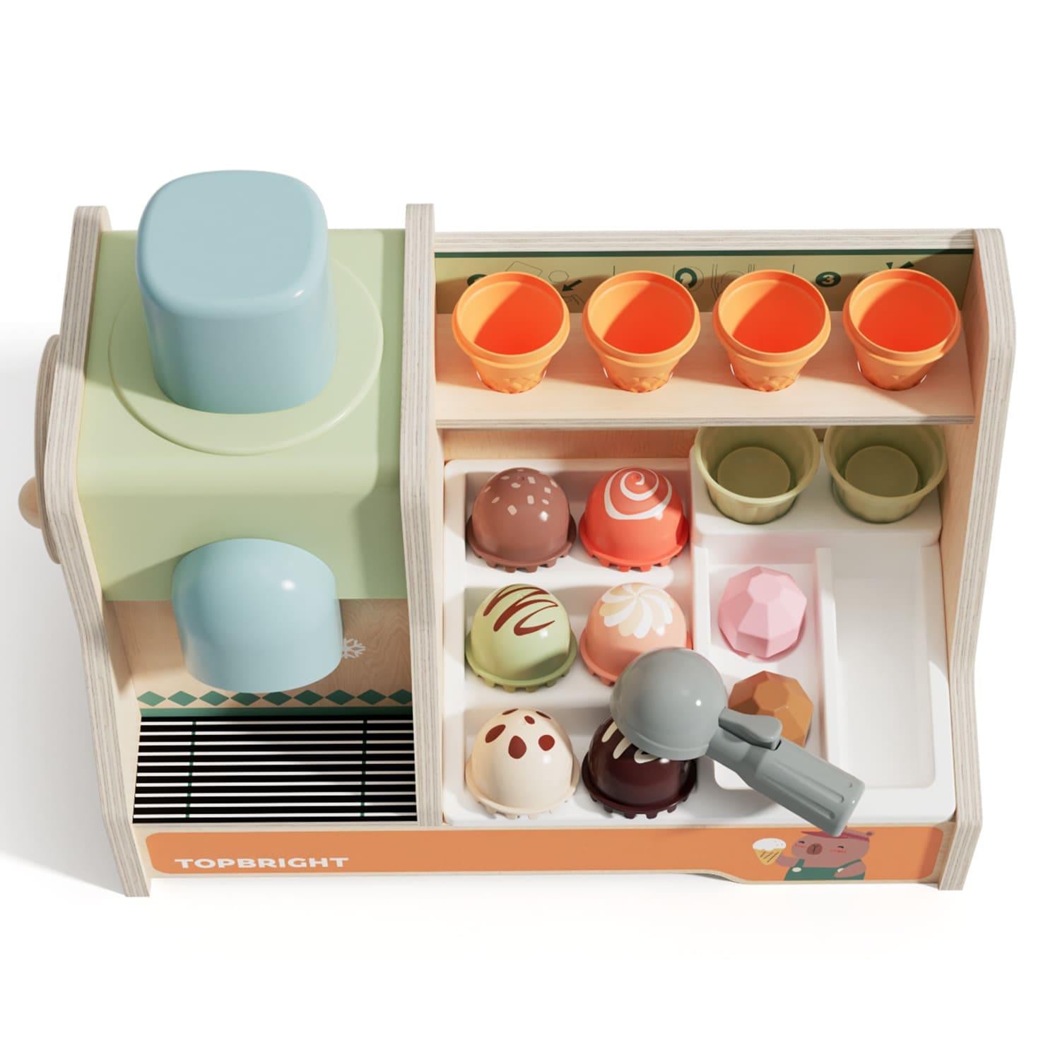 Topbright Wooden Ice Cream Boutique