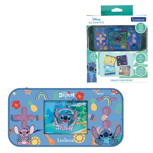 Disney Stitch Compact Cyber Arcade Pocket Gaming Console