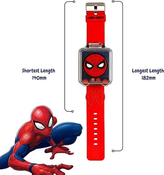 Spiderman Red Strap Learning Watch