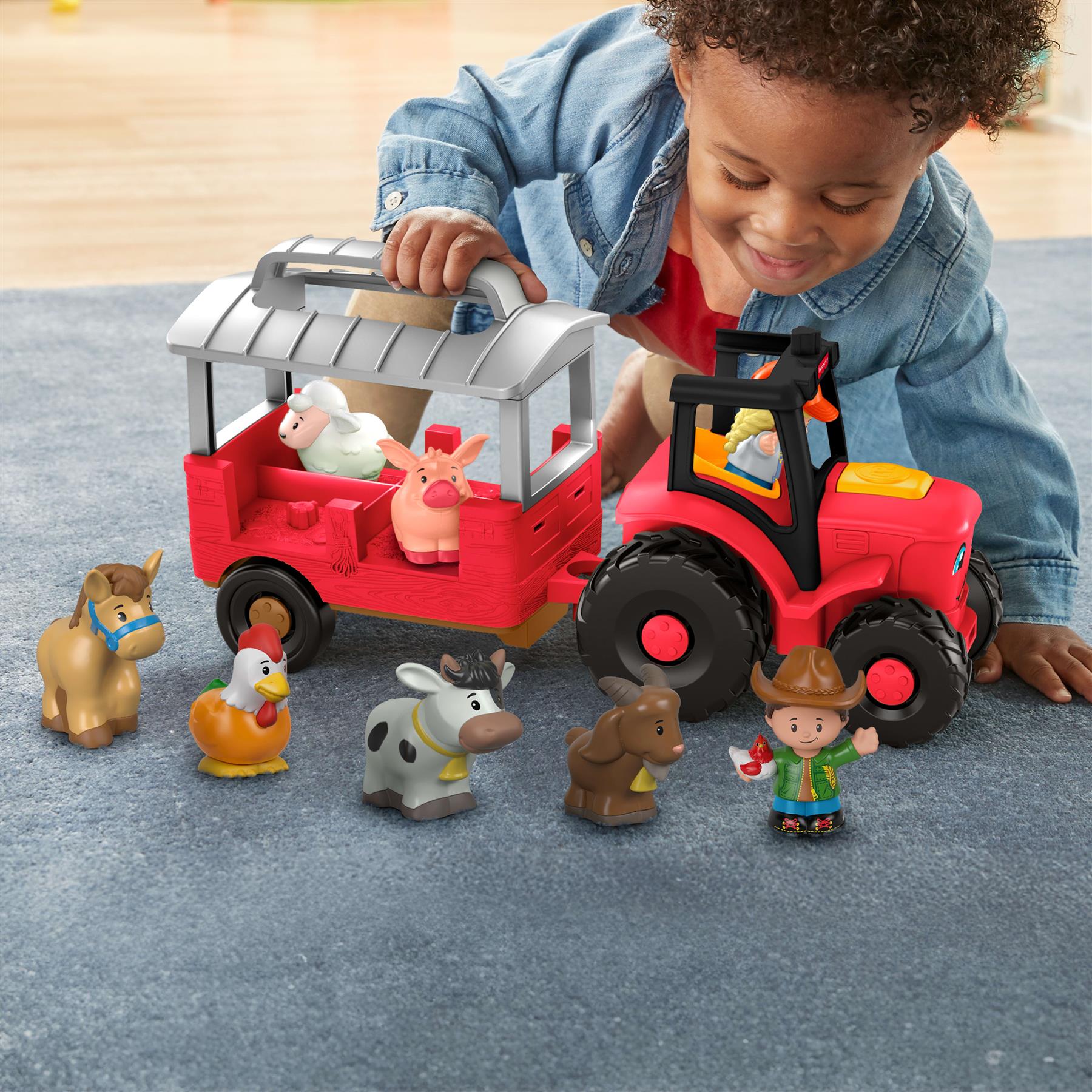 Fisher- Price Little People Caring For Animals Tractor Set