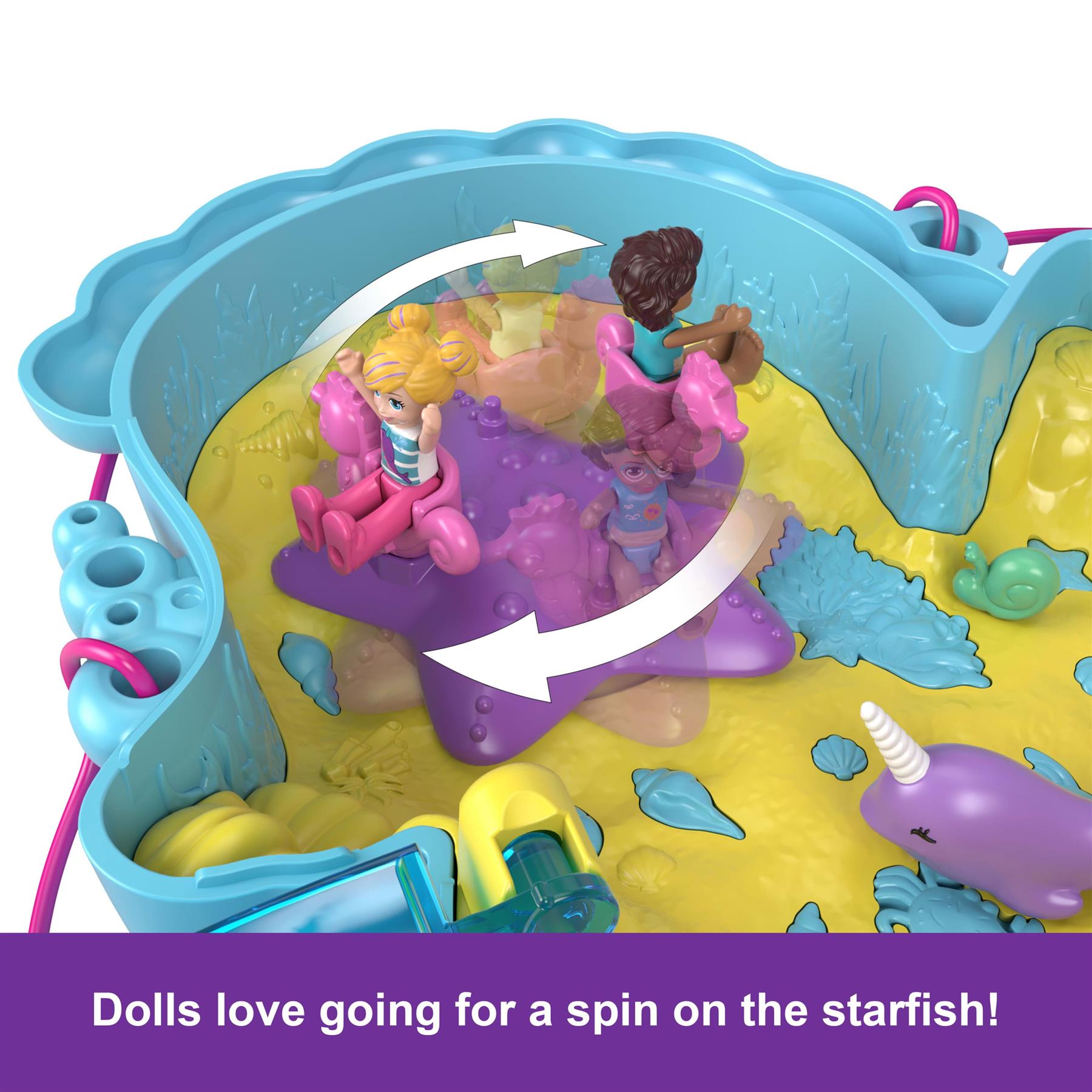 Polly Pocket Daddy & Me Seahorse Purse