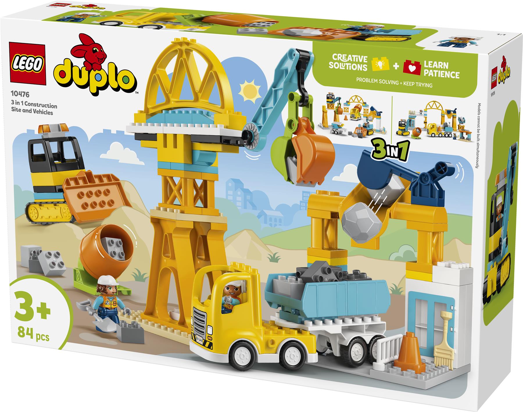 LEGO 3 in 1 Construction Site & Vehicles 10476