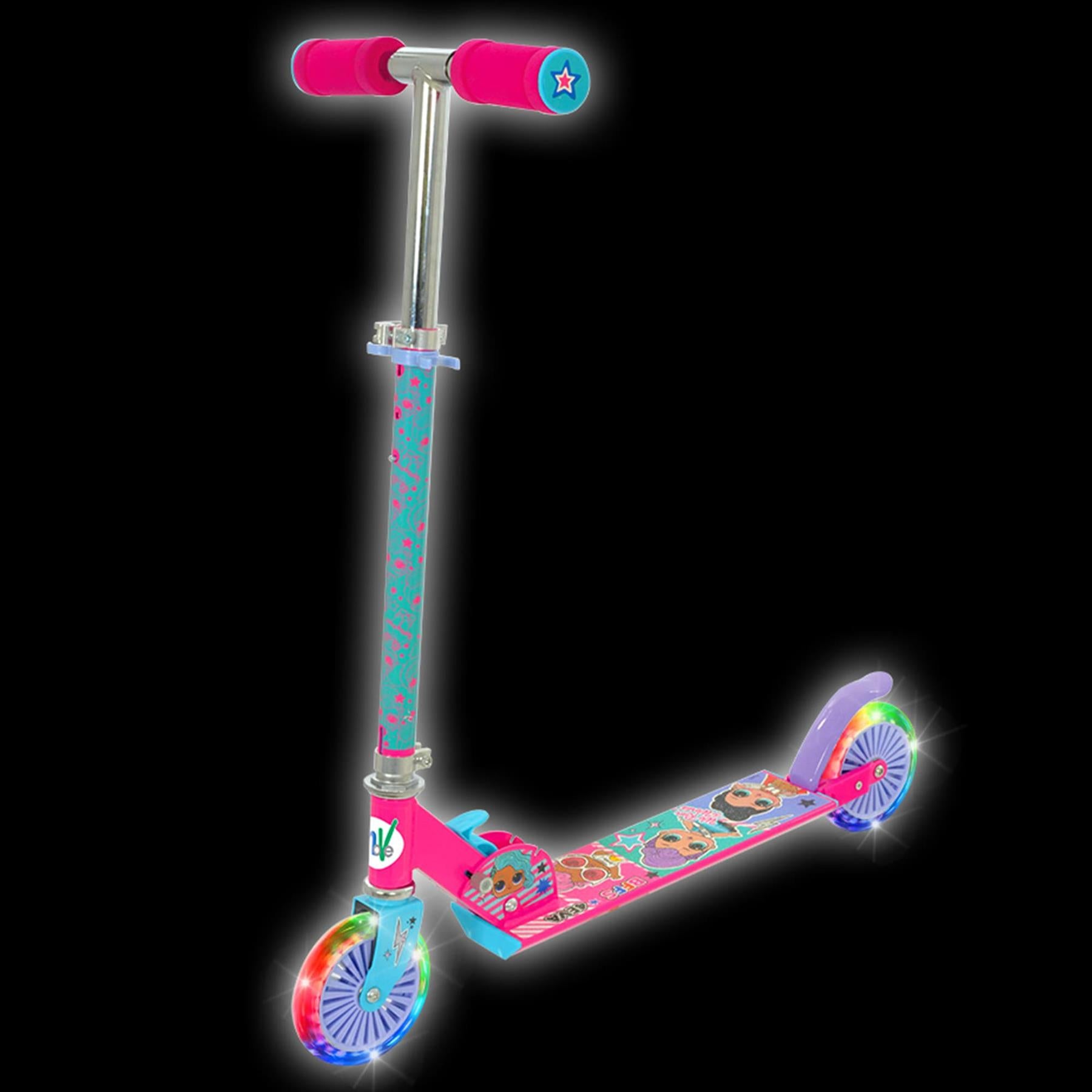 L.O.L. Surprise! Folding Inline Scooter with Light Up Wheels