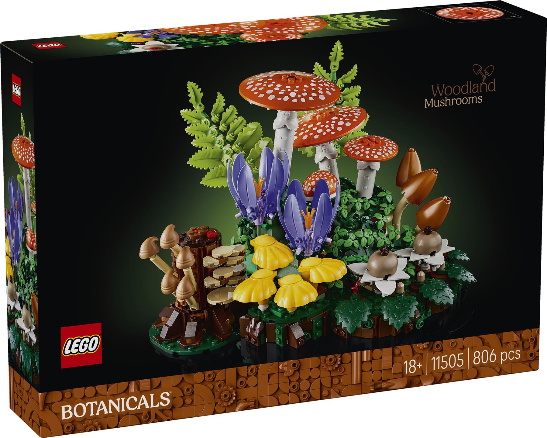 LEGO Botanical Woodland Mushrooms 11505