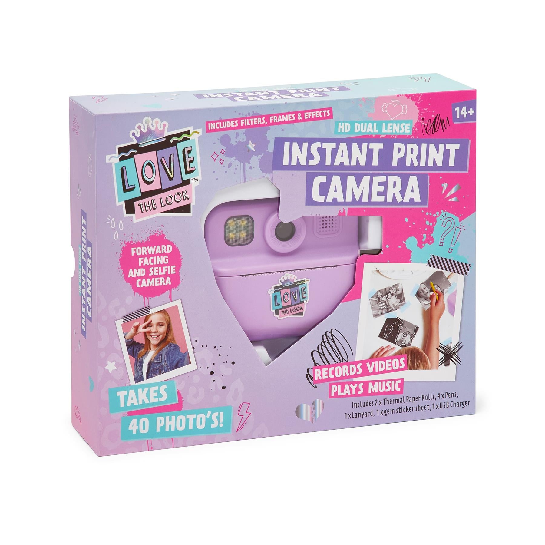 Love The Look Instant Print Camera
