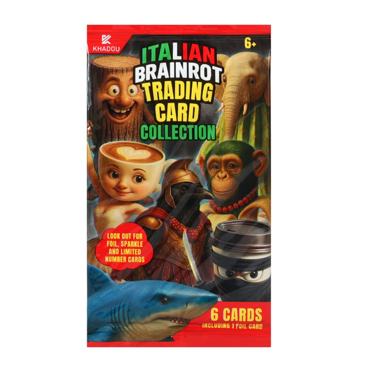 Italian Brainrot Trading Card Collection 12 Pack - 72 Cards Set