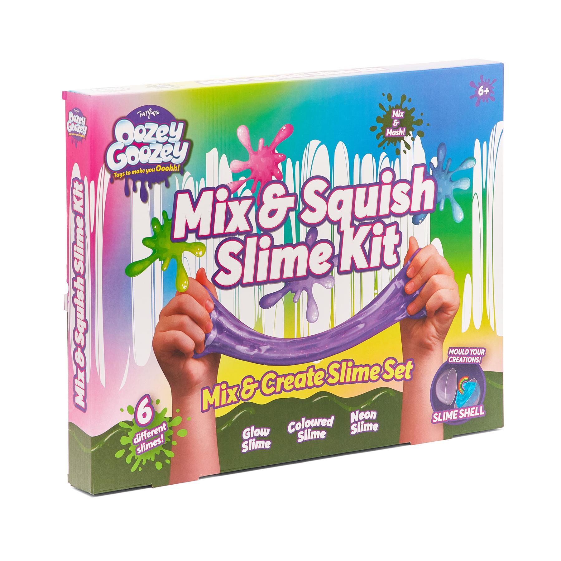 Oozey Goozey 12-piece Mix and Squish Slime Kit