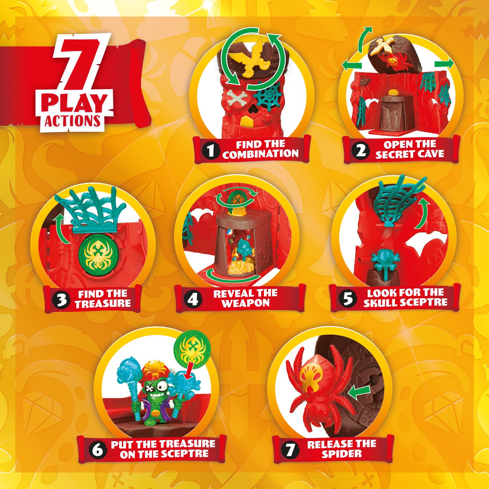 Piratix Secret Skull Cave Playset