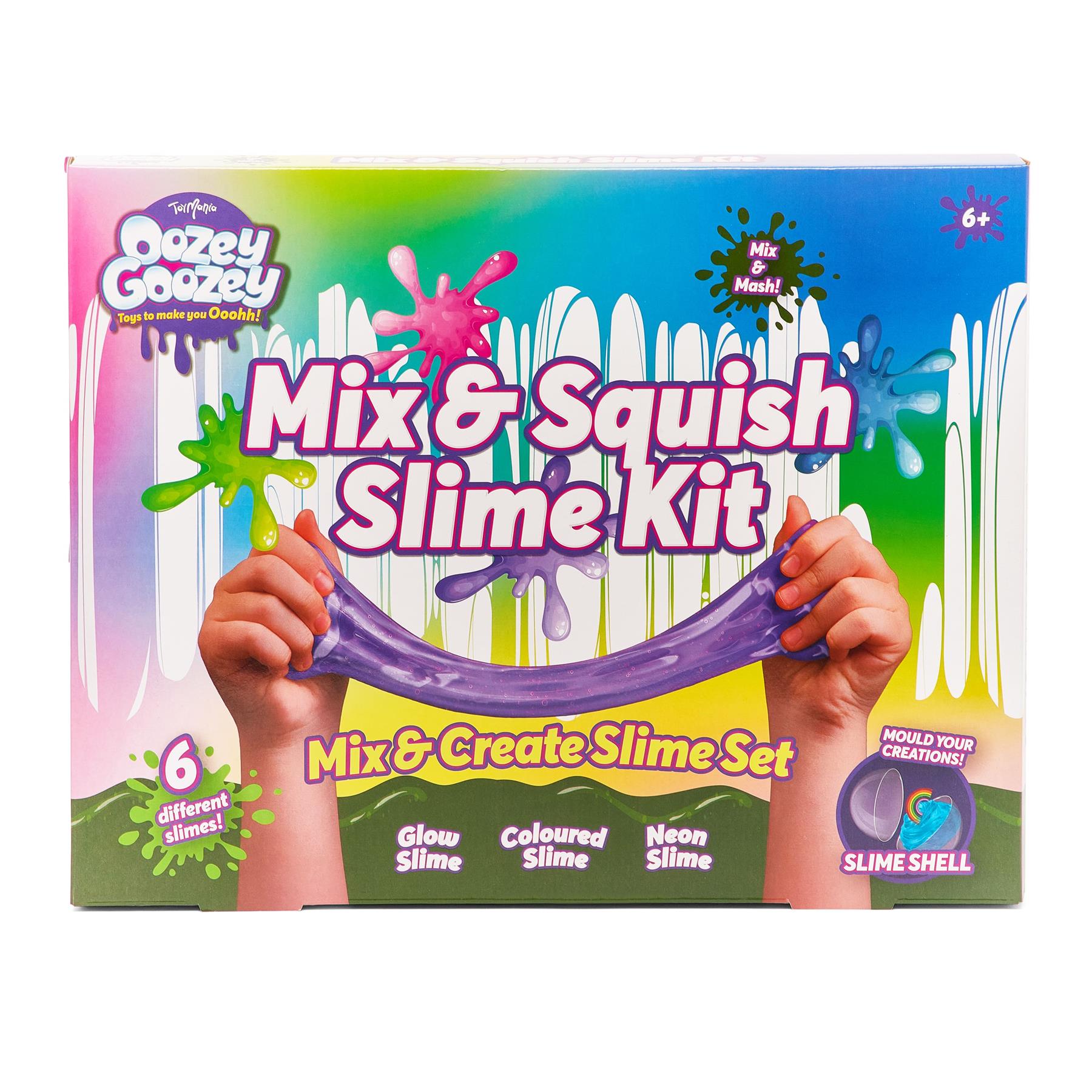 Oozey Goozey 12-piece Mix and Squish Slime Kit