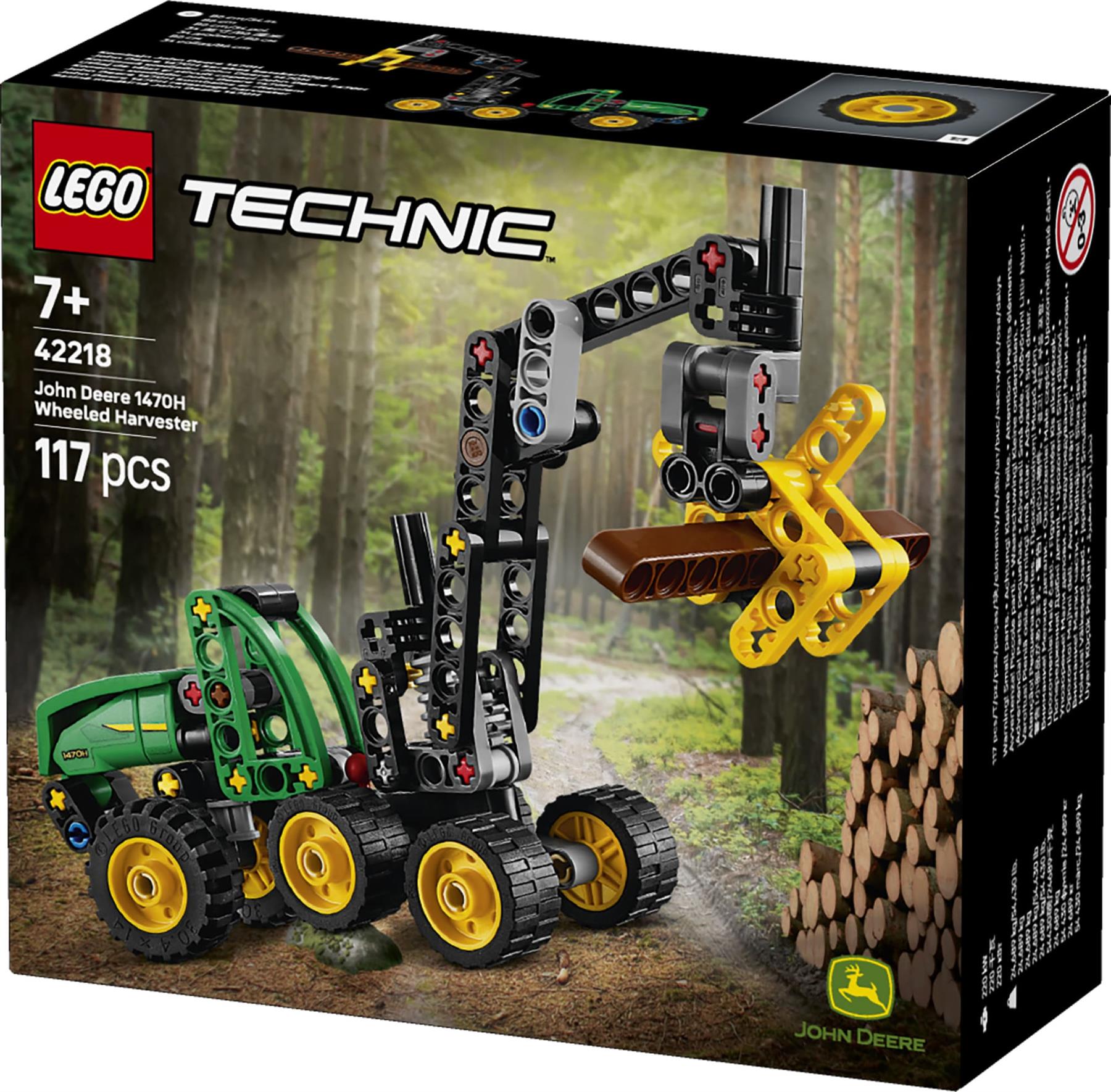 LEGO Technic John Deere 1470H Wheeled Harvester 42218