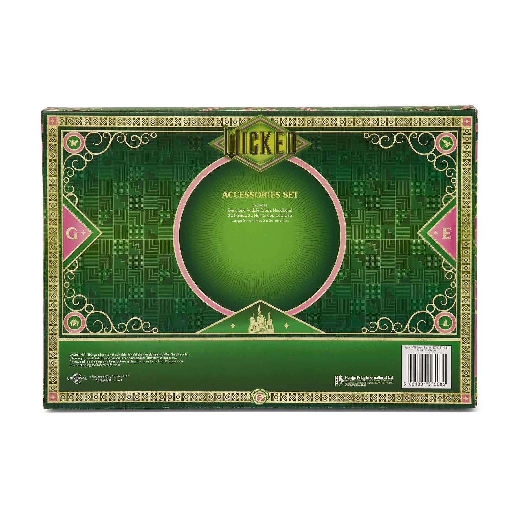 Wicked for Good Glinda 11-piece Premium Hair Accessory Set Pink