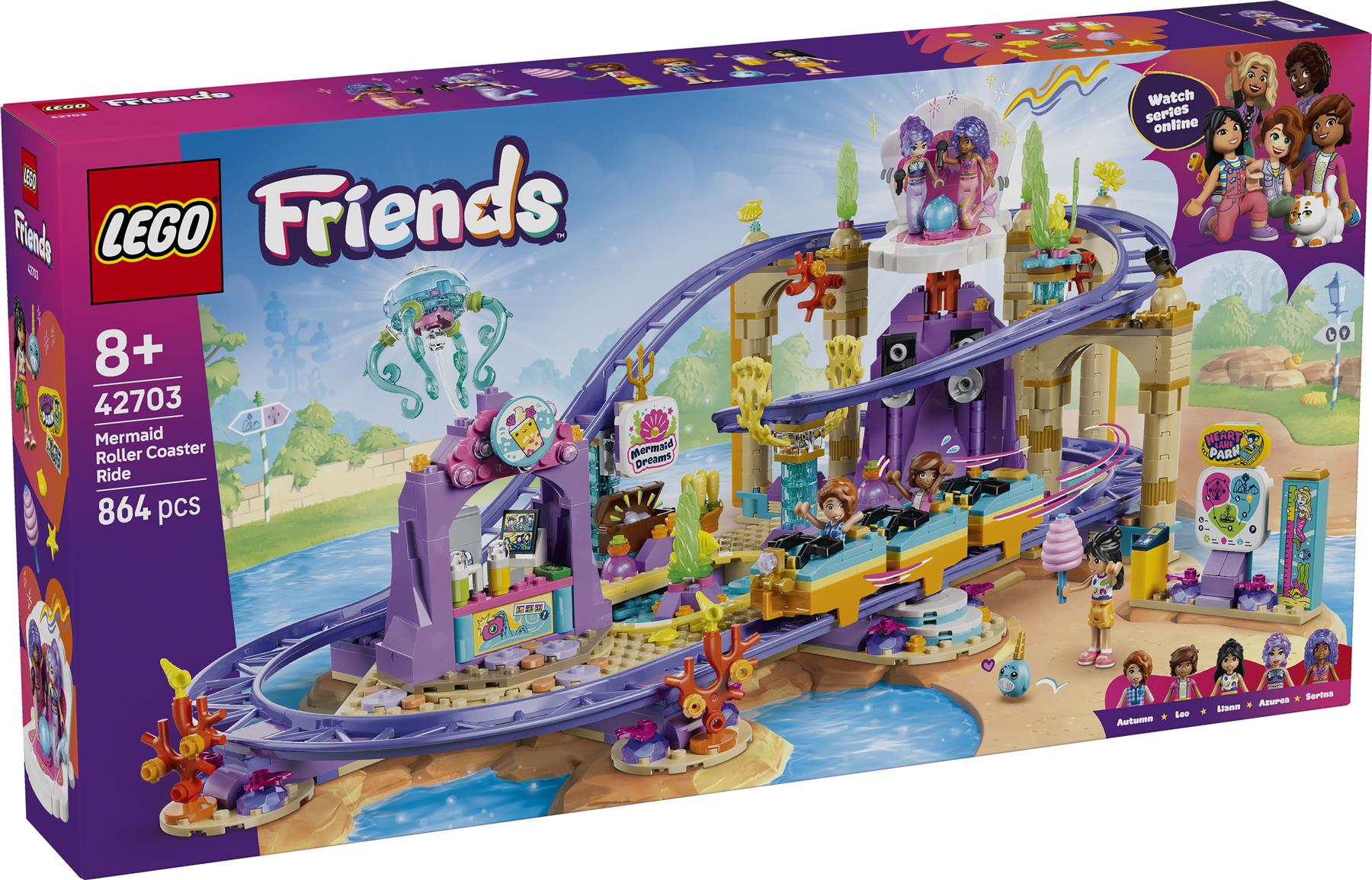 LEGO Friends Mermaid Roller Coaster Ride 42703