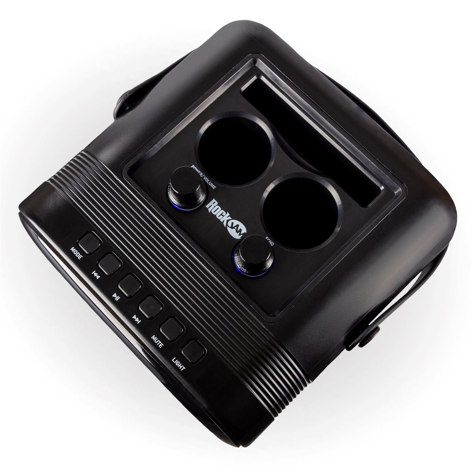 PDT RockJam Karaoke Machine with Two Wireless Microphones
