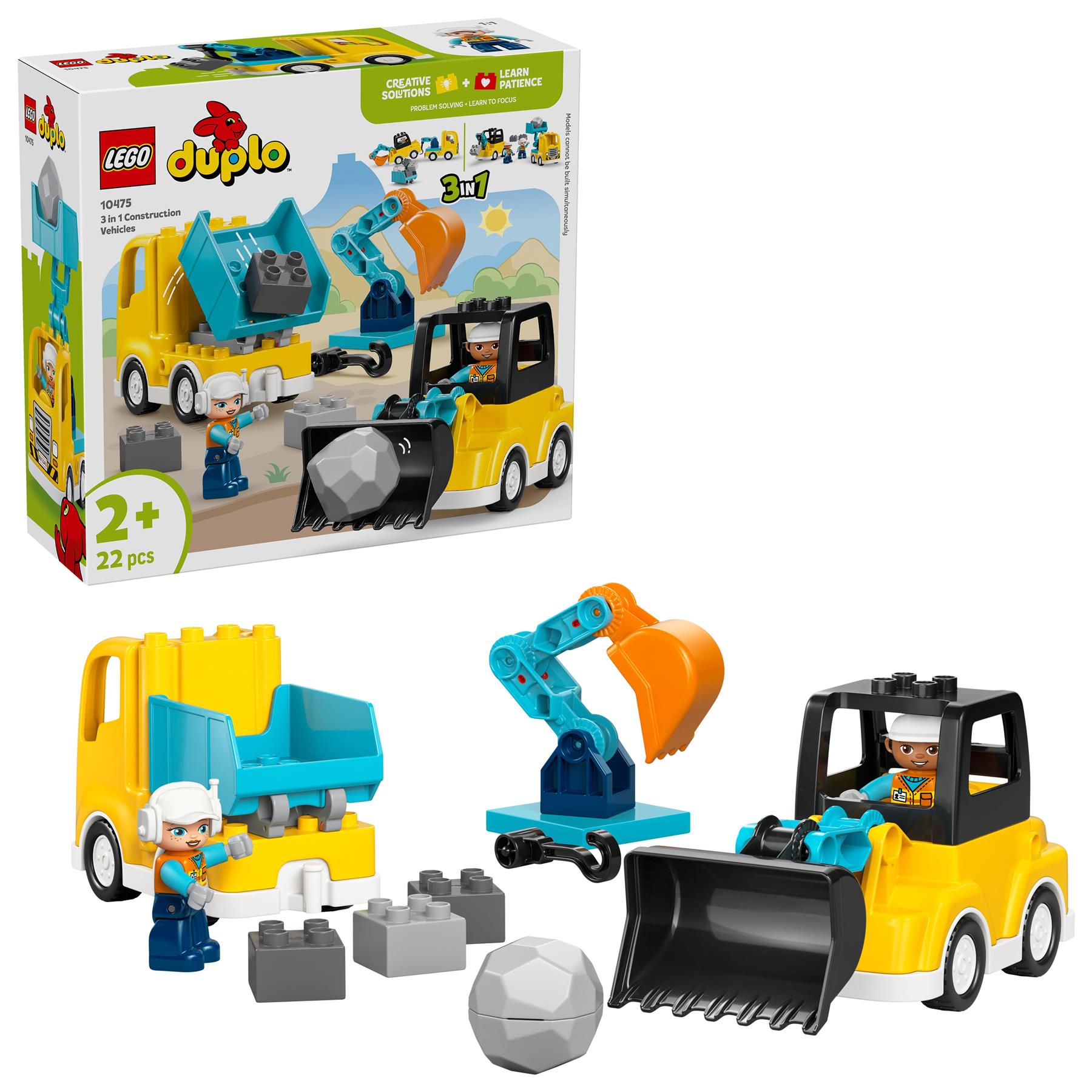 LEGO 3 in 1 Construction Vehicles 10475