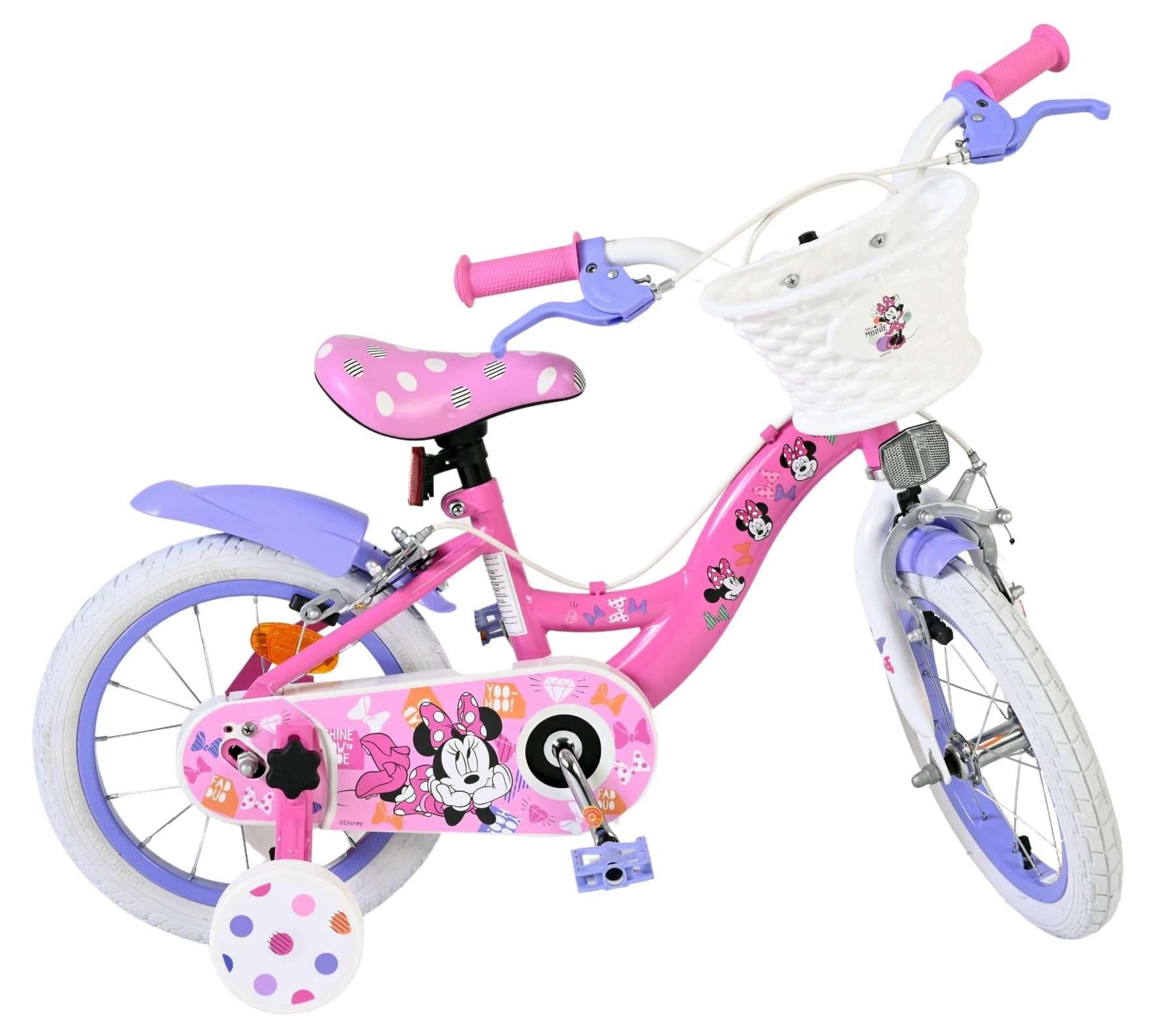 Disney Minnie Children's Two Hand Brakes 14 inch Bike - Pink