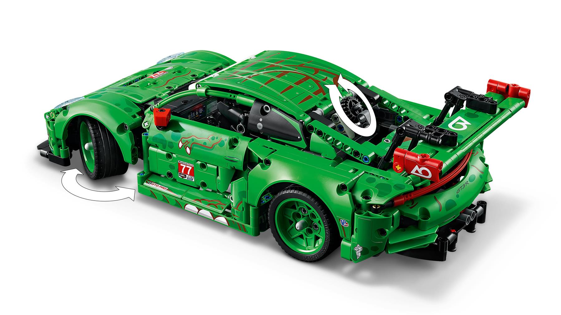 LEGO Technic Porsche 911 GT3 R REXY AO Racing Car 42224