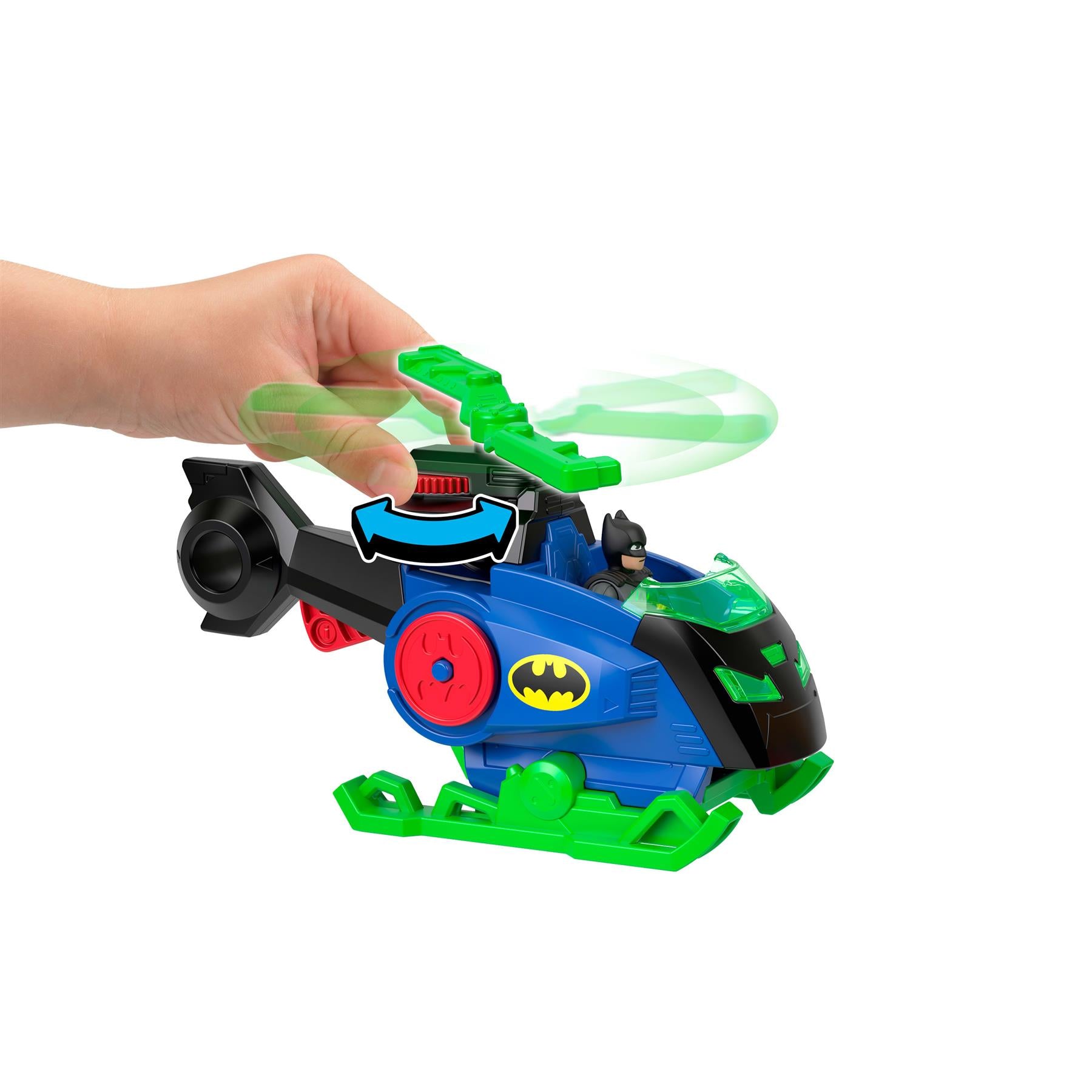 Imaginext DC Superheroes Batcopter vs Man-Bat Playset