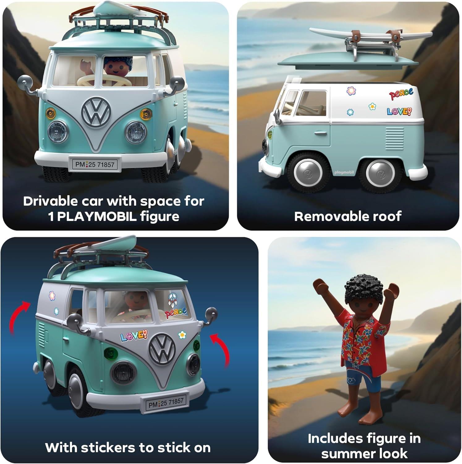 Playmobil 71857 Icon Cars VW T1 Camping Van