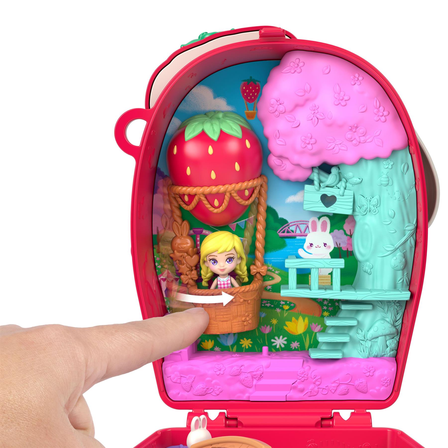 Polly Pocket Picnic Bunny Compact Playset