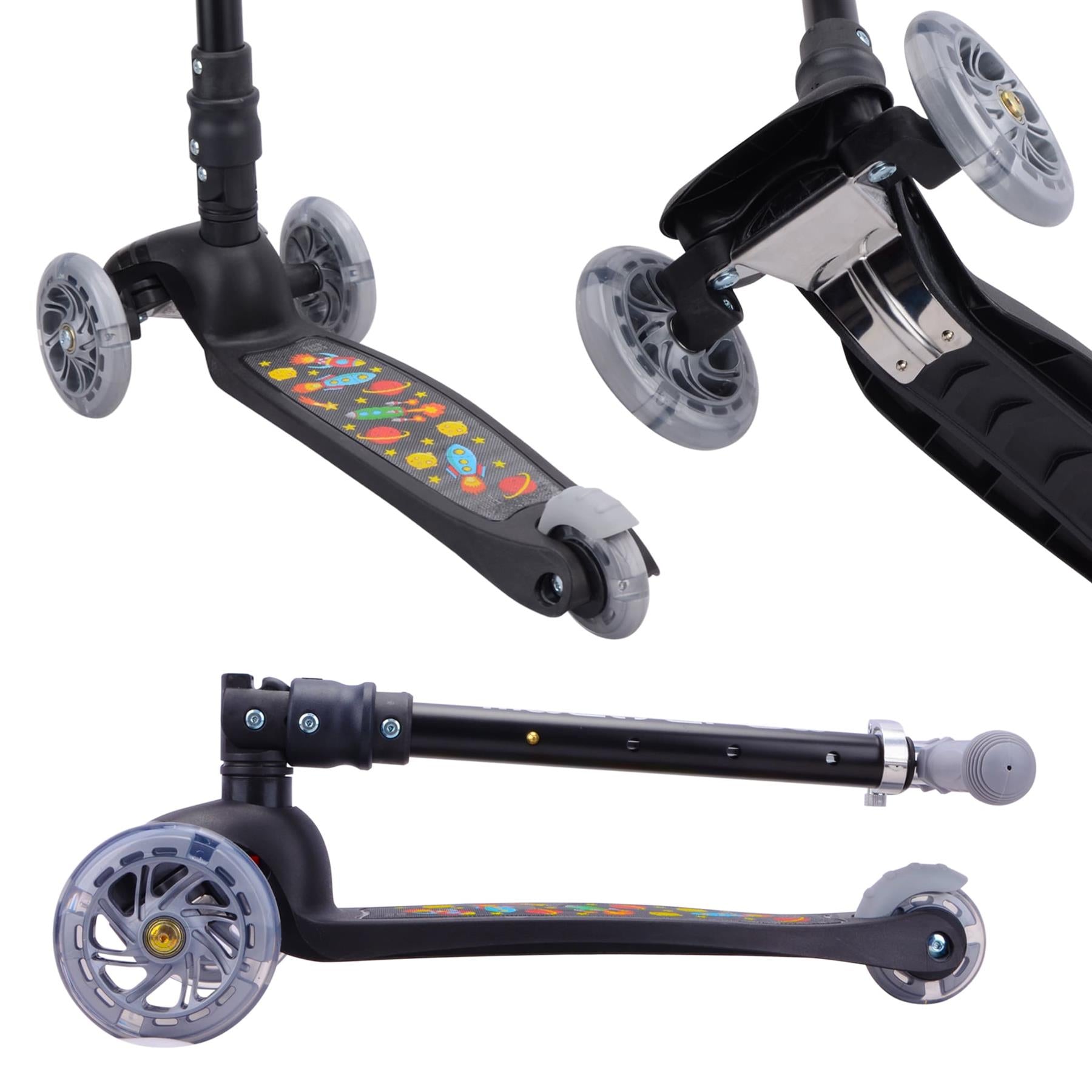 Boldcube Teeny Fold 3 Wheel Scooter - Rocket