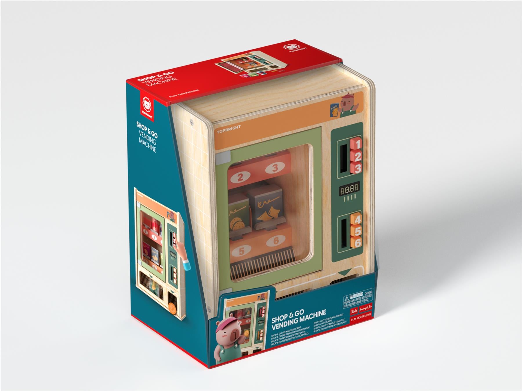 Topbright Wooden Shop & Go Vending Machine