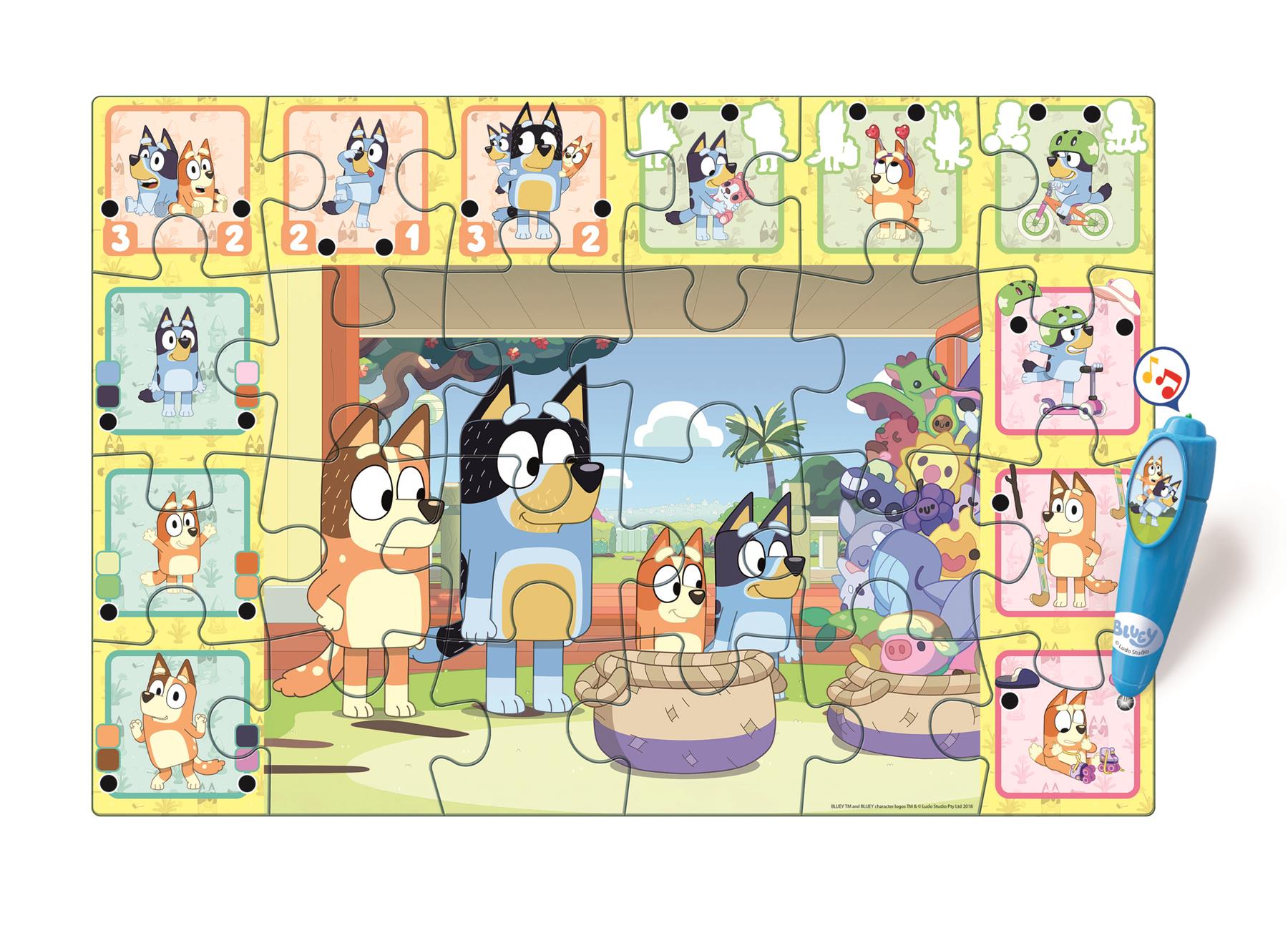 Clementoni Bluey Interactive Floor Puzzle