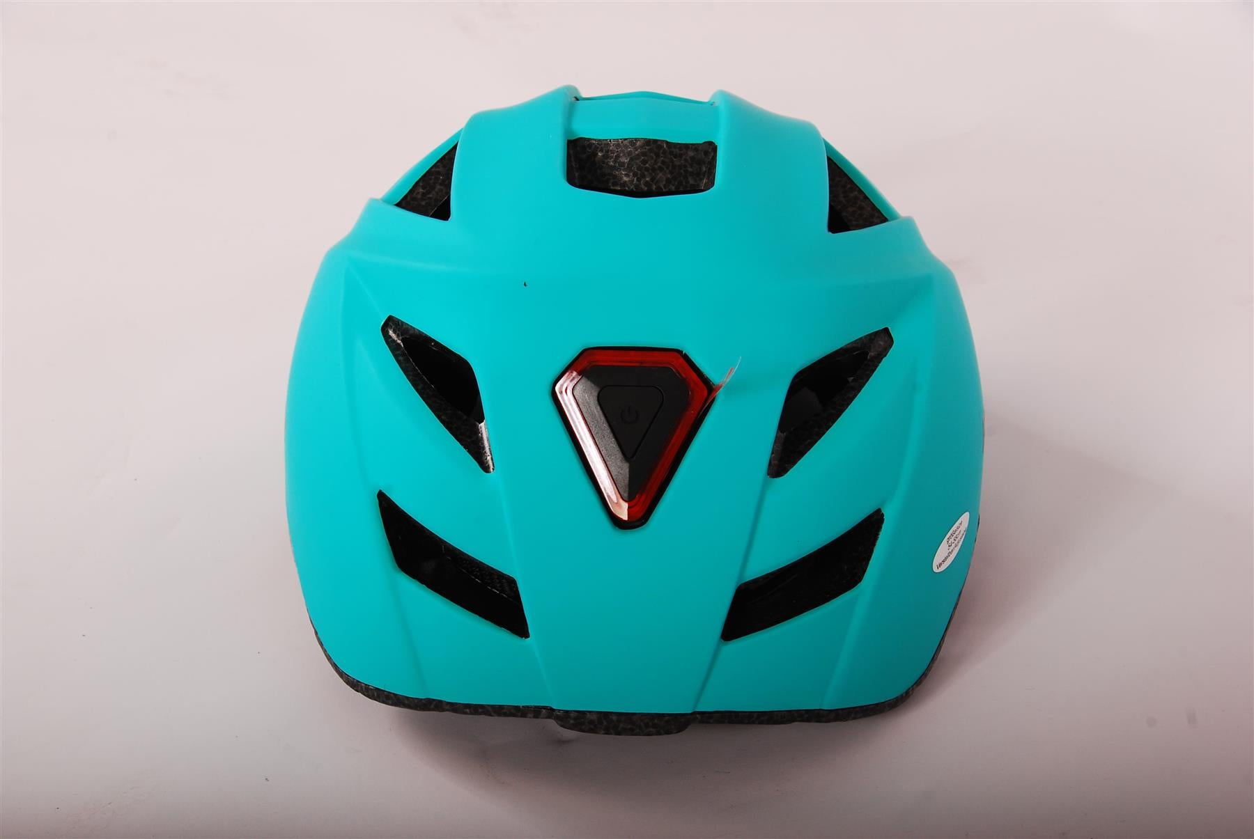 Volare 54-58 cm Bicycle Helmet - Green with LED Light