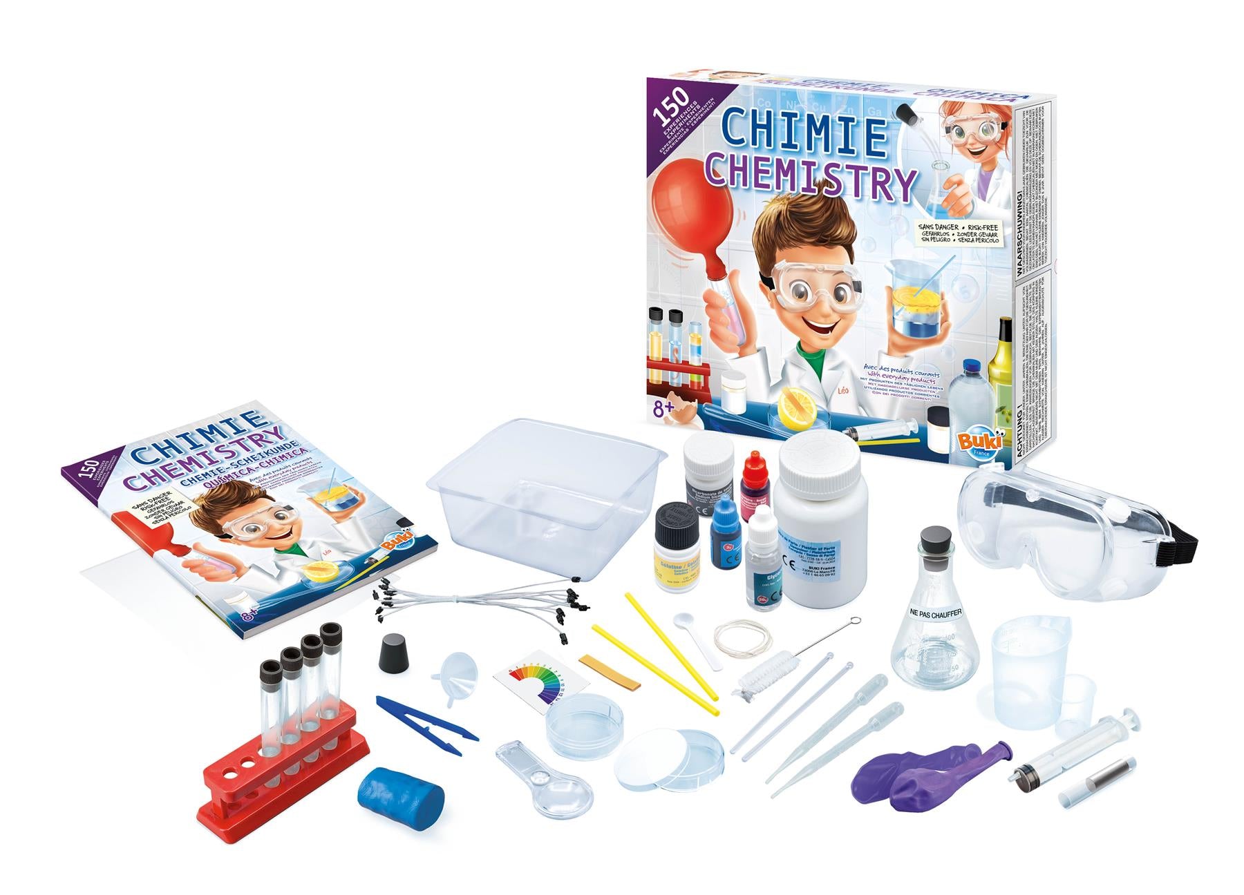 Buki France Chemistry with 150 Experiments