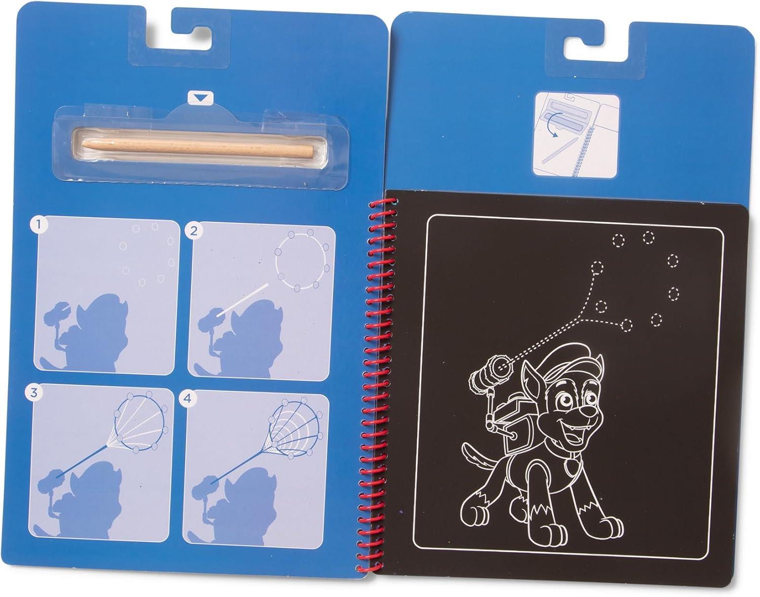 Melissa and Doug PAW Patrol Scratch Art Pad - Chase