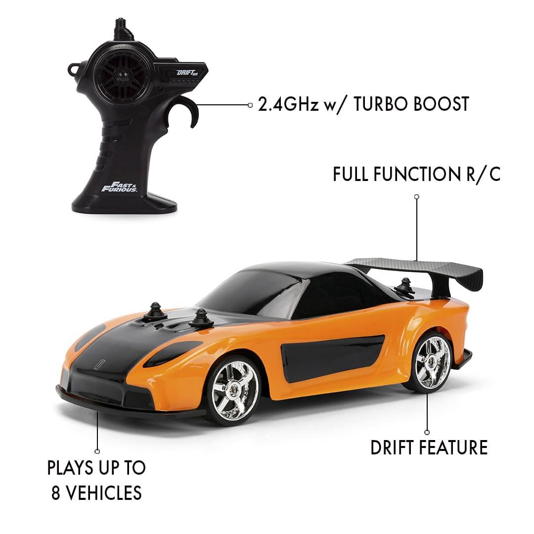 Fast & Furious Mazda RX-7 RC Drift 1:24 Scale Vehicle