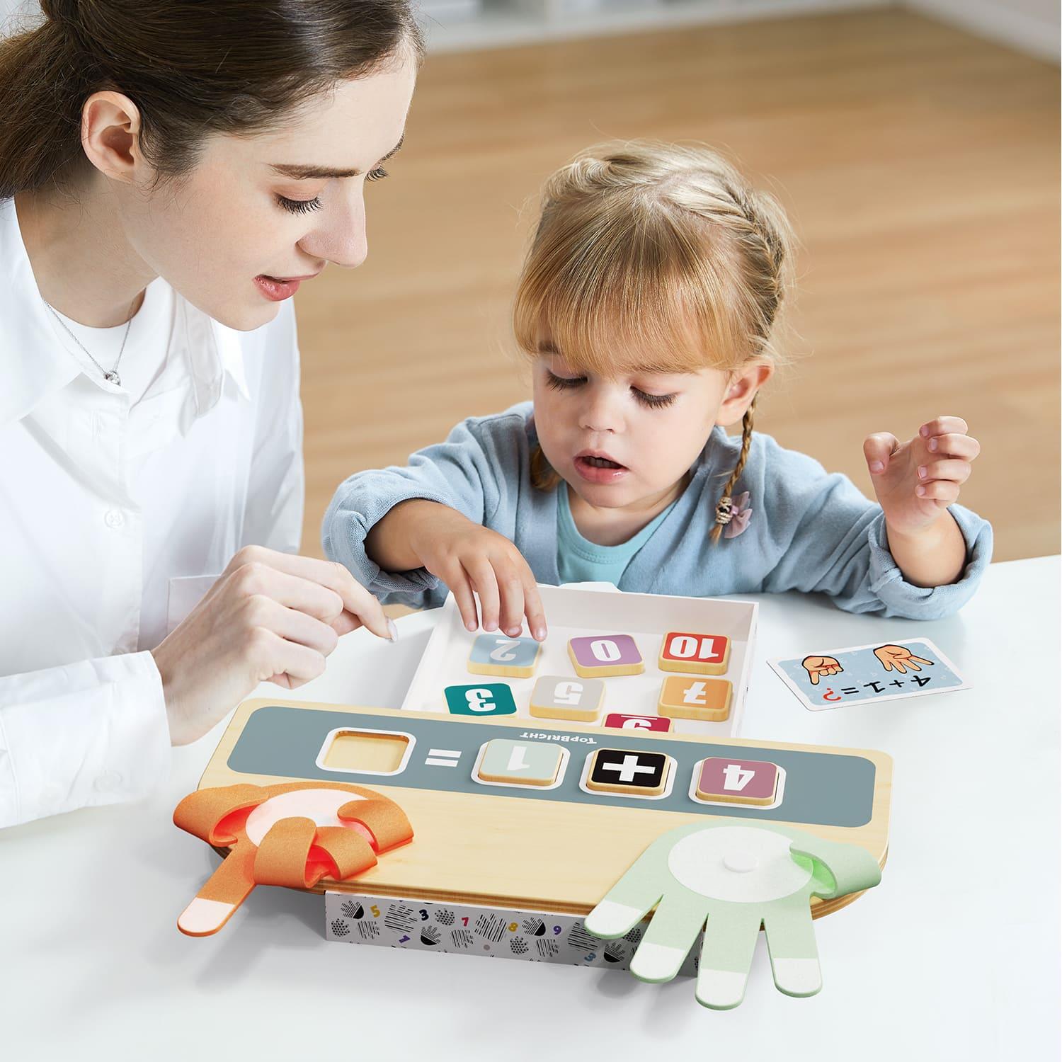 Topbright Wooden Finger Math