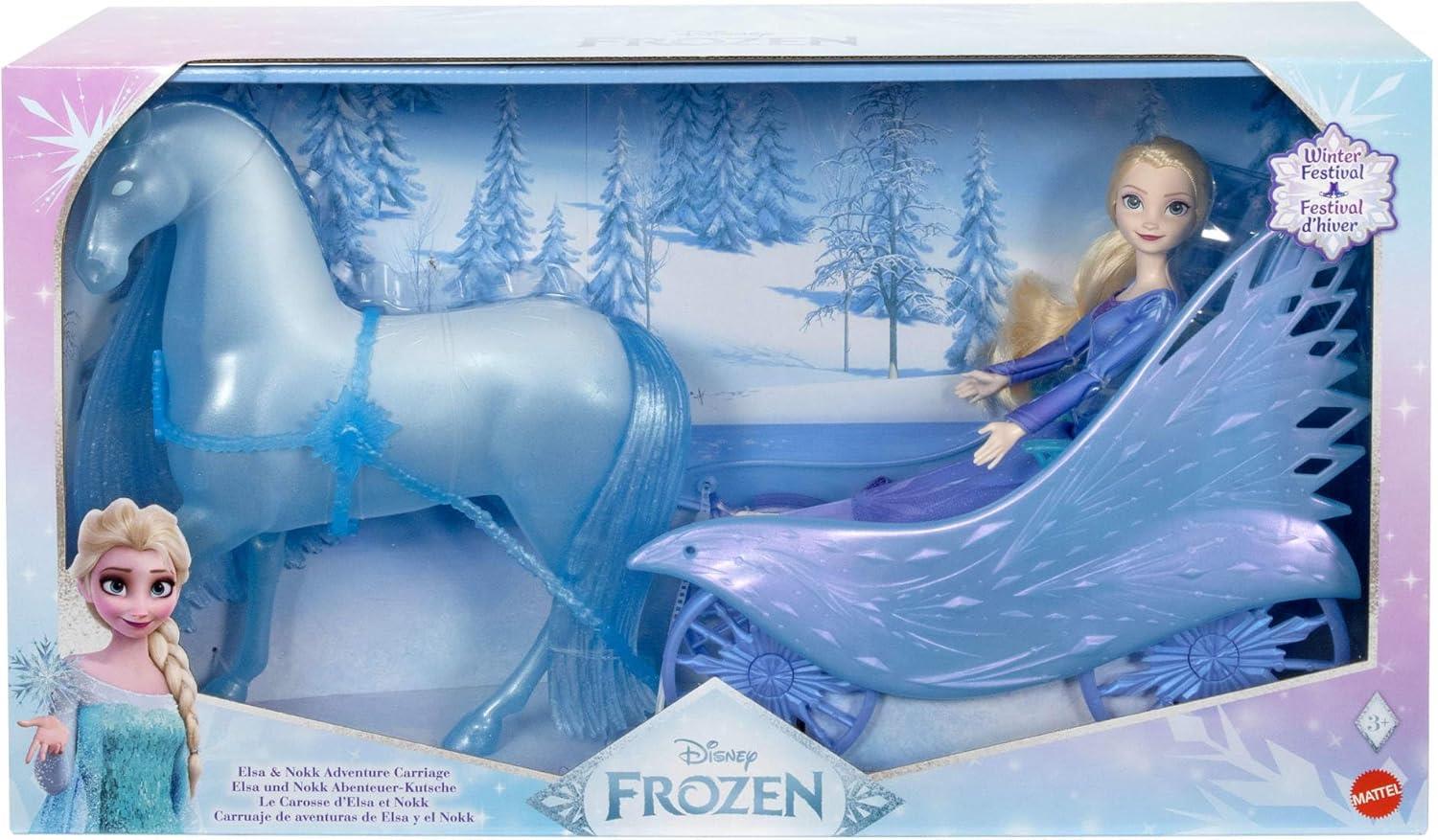 Disney Frozen Elsa Fashion Doll with Carriage Horse Playset