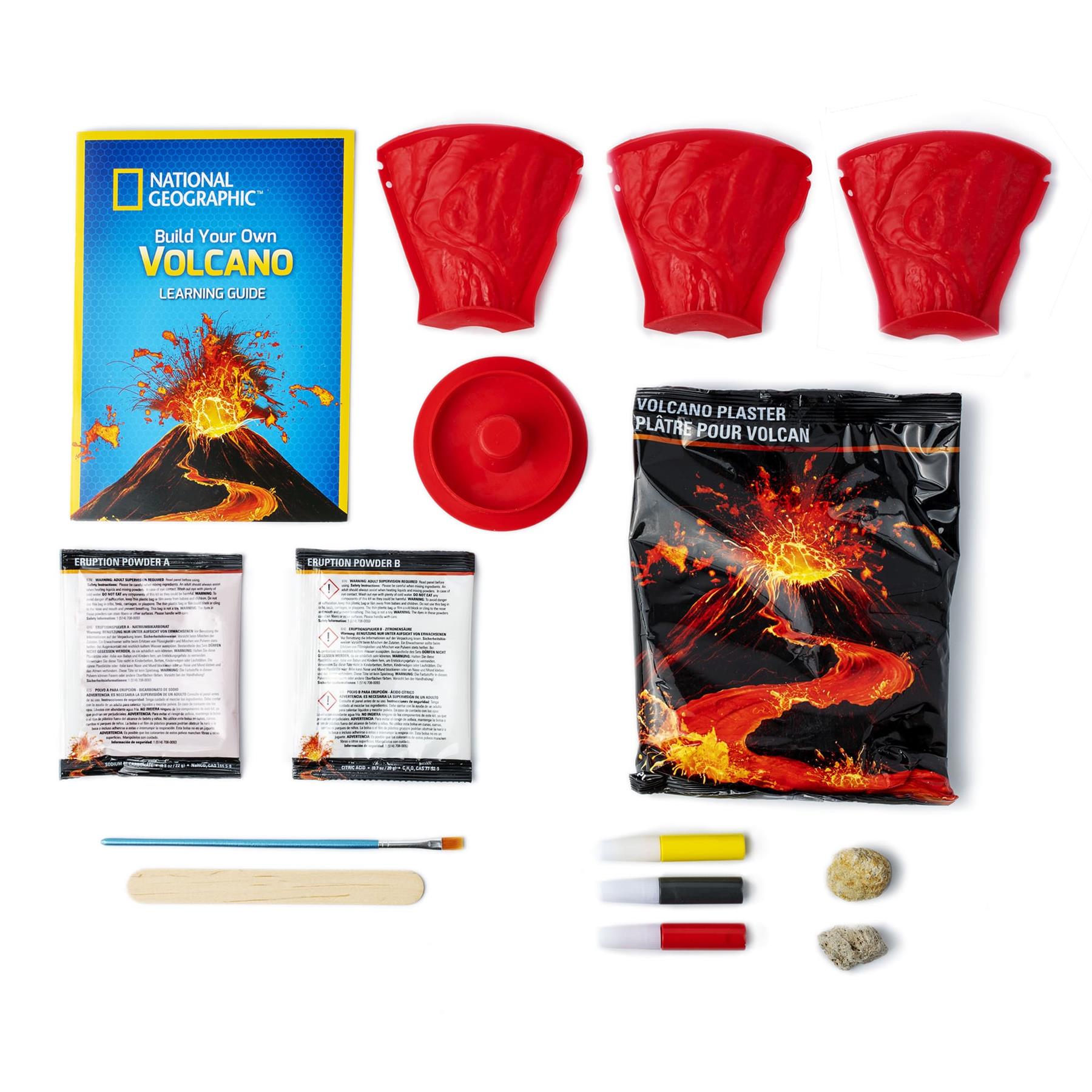 National Geographic Volcano & Shark Dig Kit Bundle