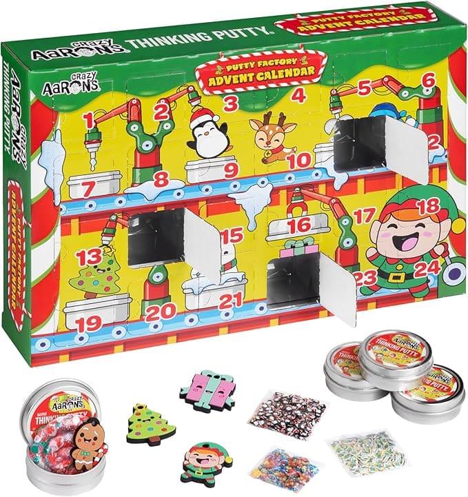 Crazy Aarons Thinking Putty Advent Calendar