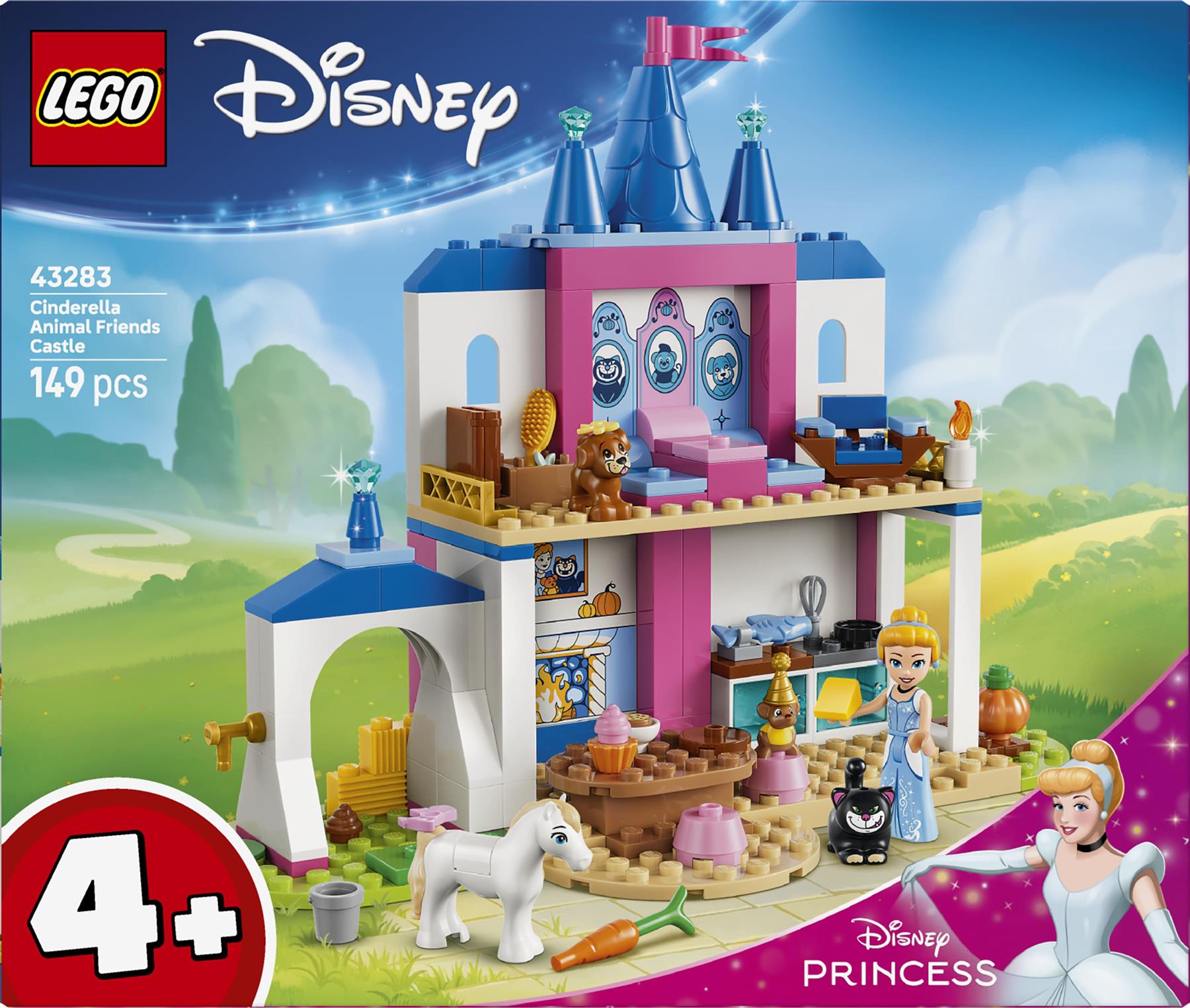 LEGO Disney Cinderella Animal Friends Castle 43283