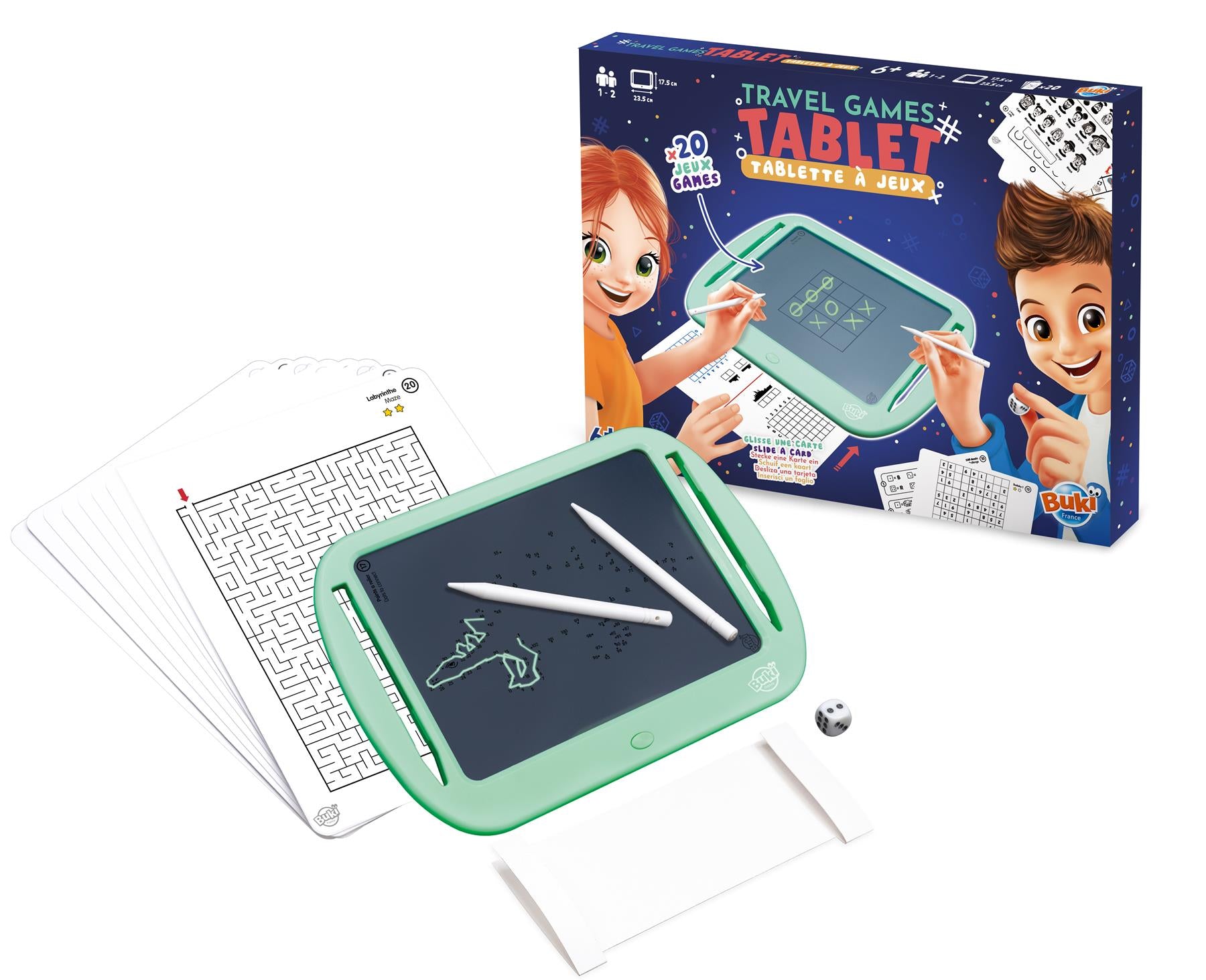 Buki France Travel Games Tablet