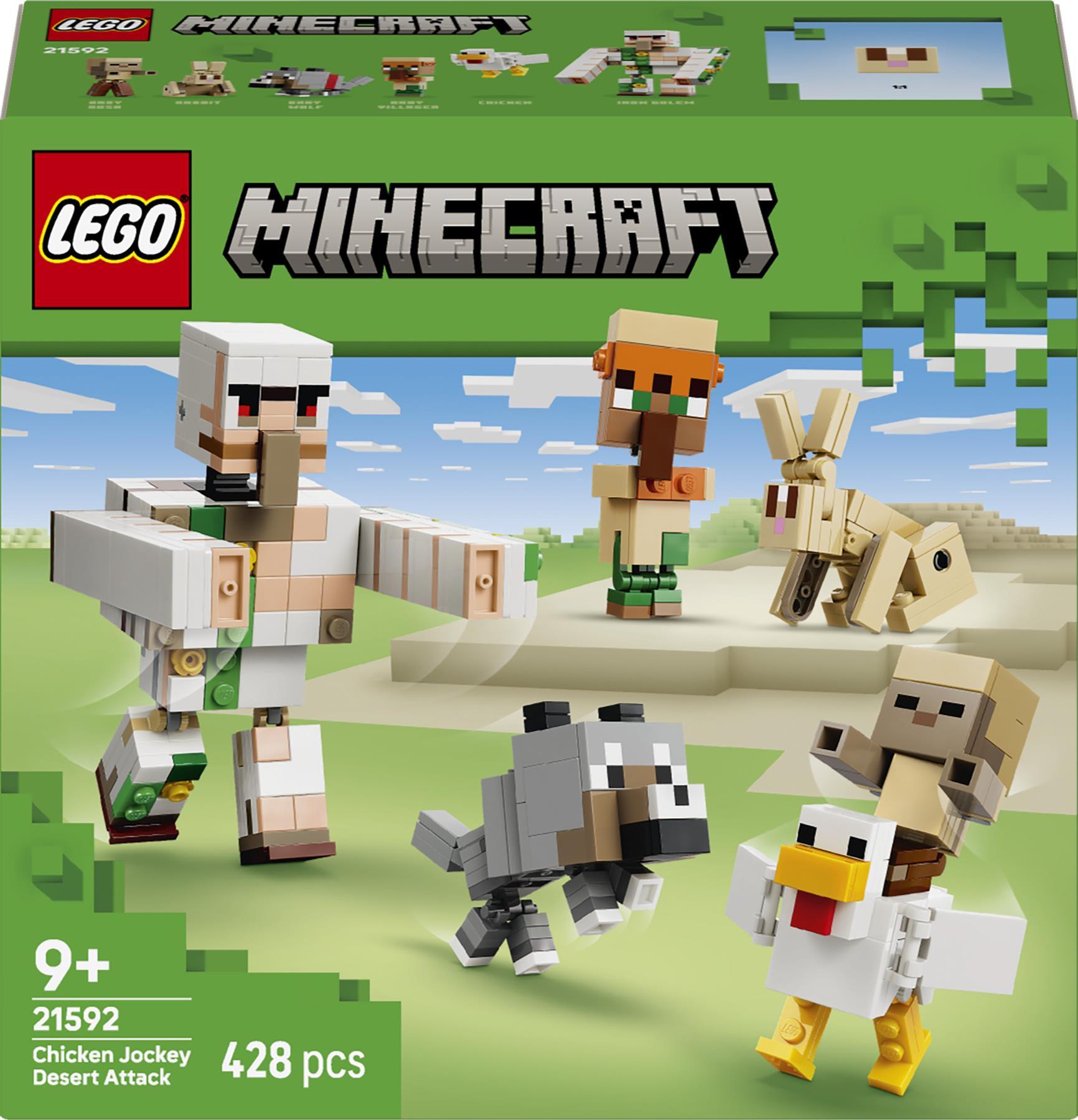 LEGO Minecraft Chicken Jockey Desert Attack 21592