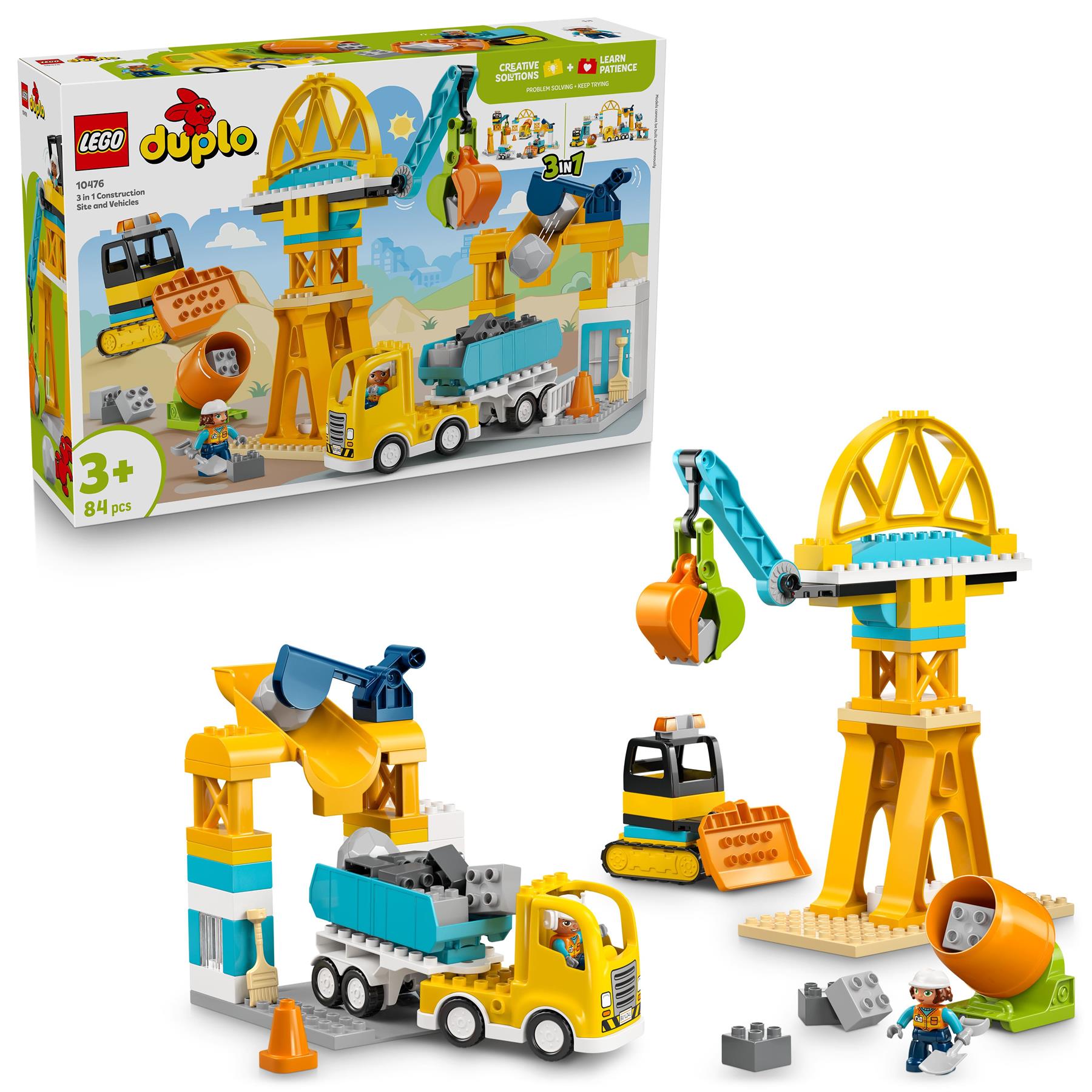 LEGO 3 in 1 Construction Site & Vehicles 10476