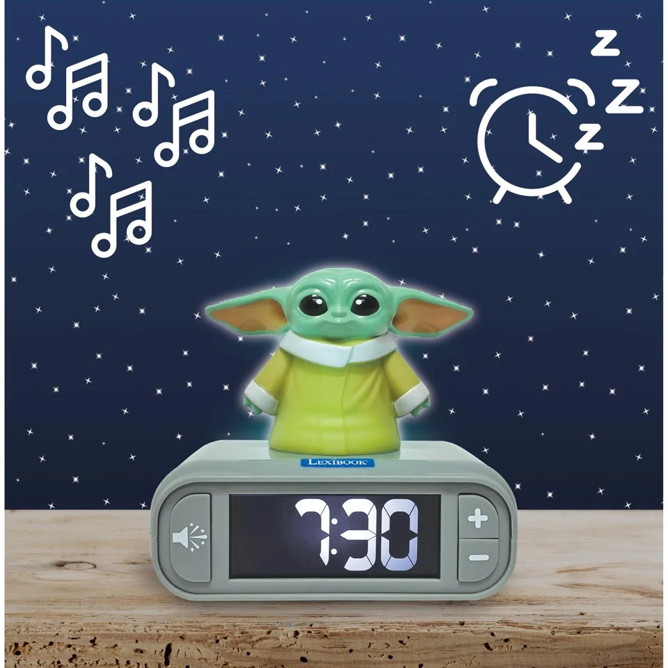 Disney Stars Wars Night Light Alarm Clock with sounds