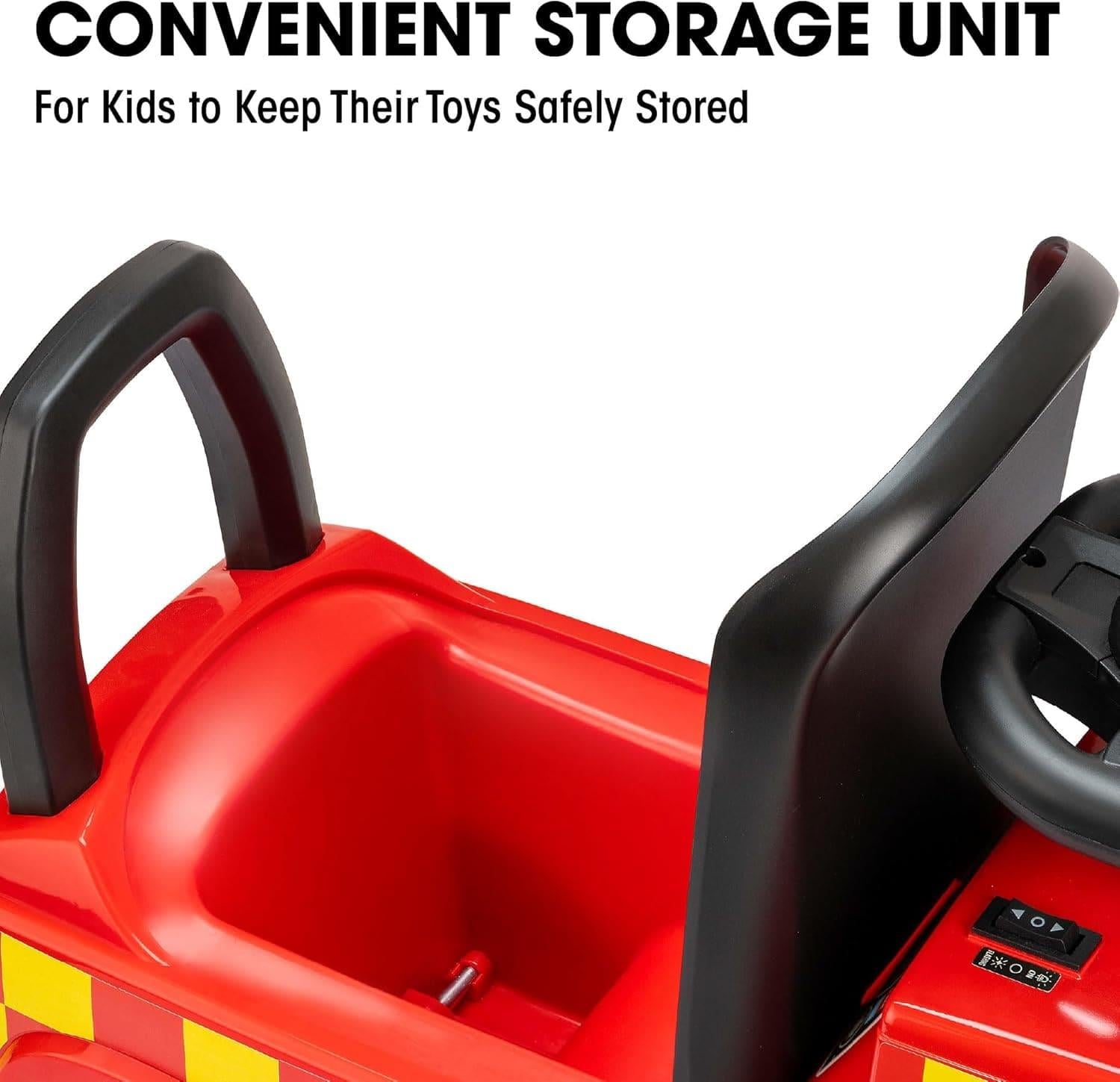 Xootz Mercedes-Benz Fire Engine Foot to Floor Ride On