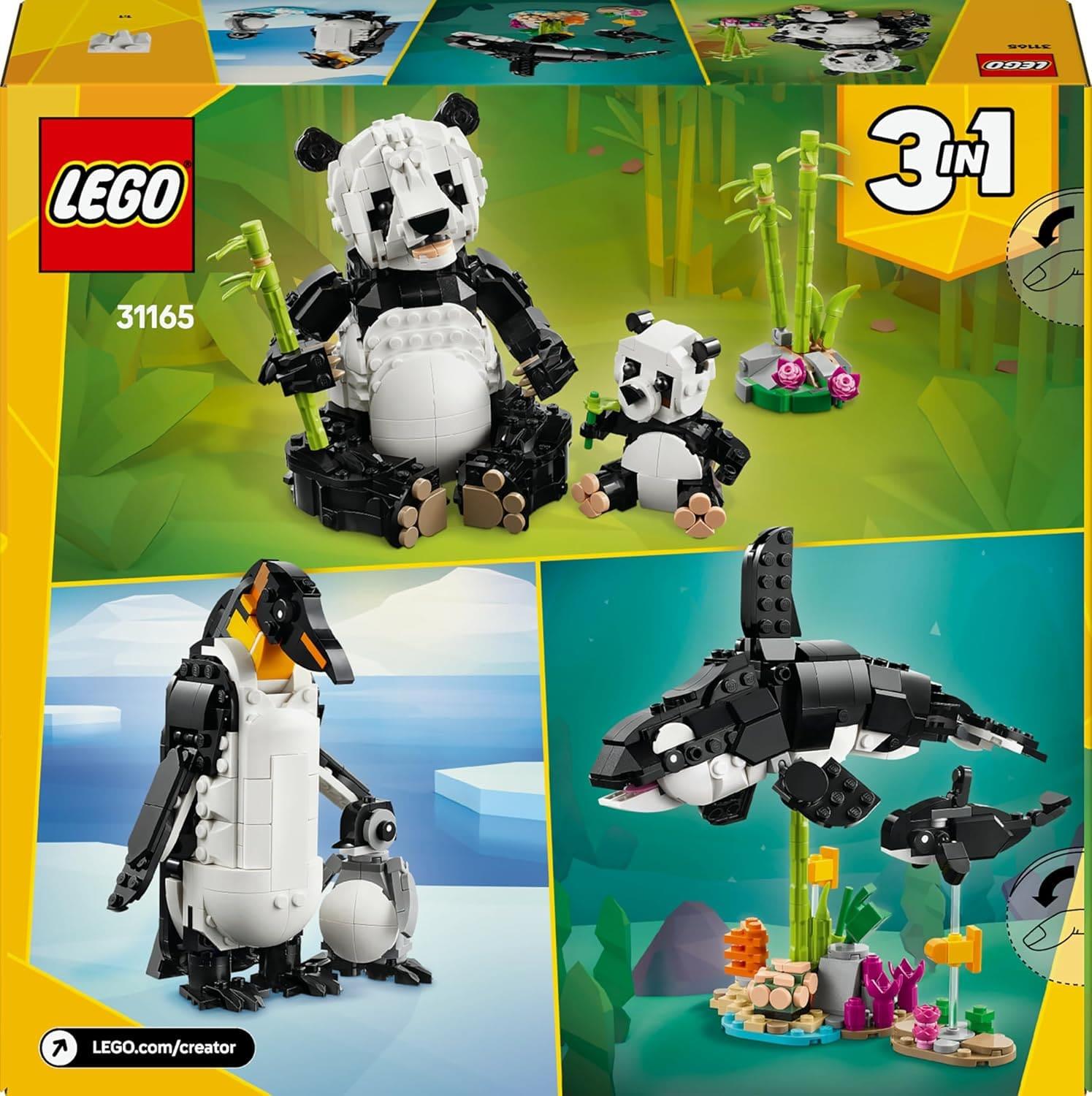 LEGO Creator 3in1 Wild Animals Panda Family 31165