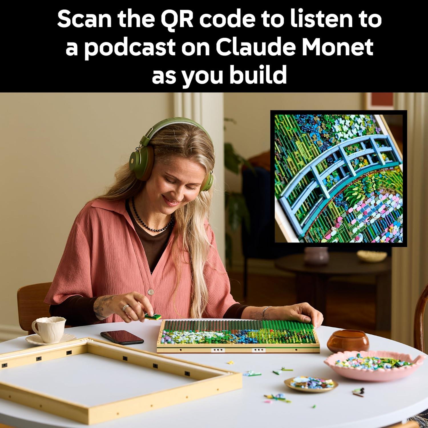 LEGO Art Claude Monet – Bridge over a Pond of Water Lilies 31220