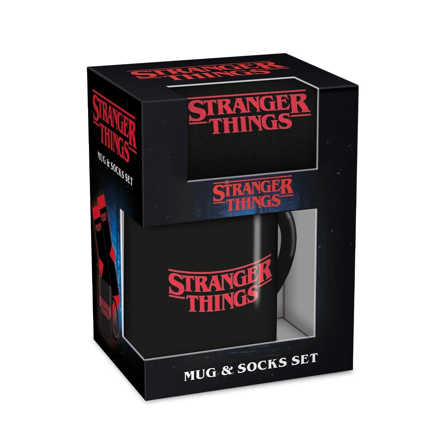 Stranger Things Logo Mug & Sock Set