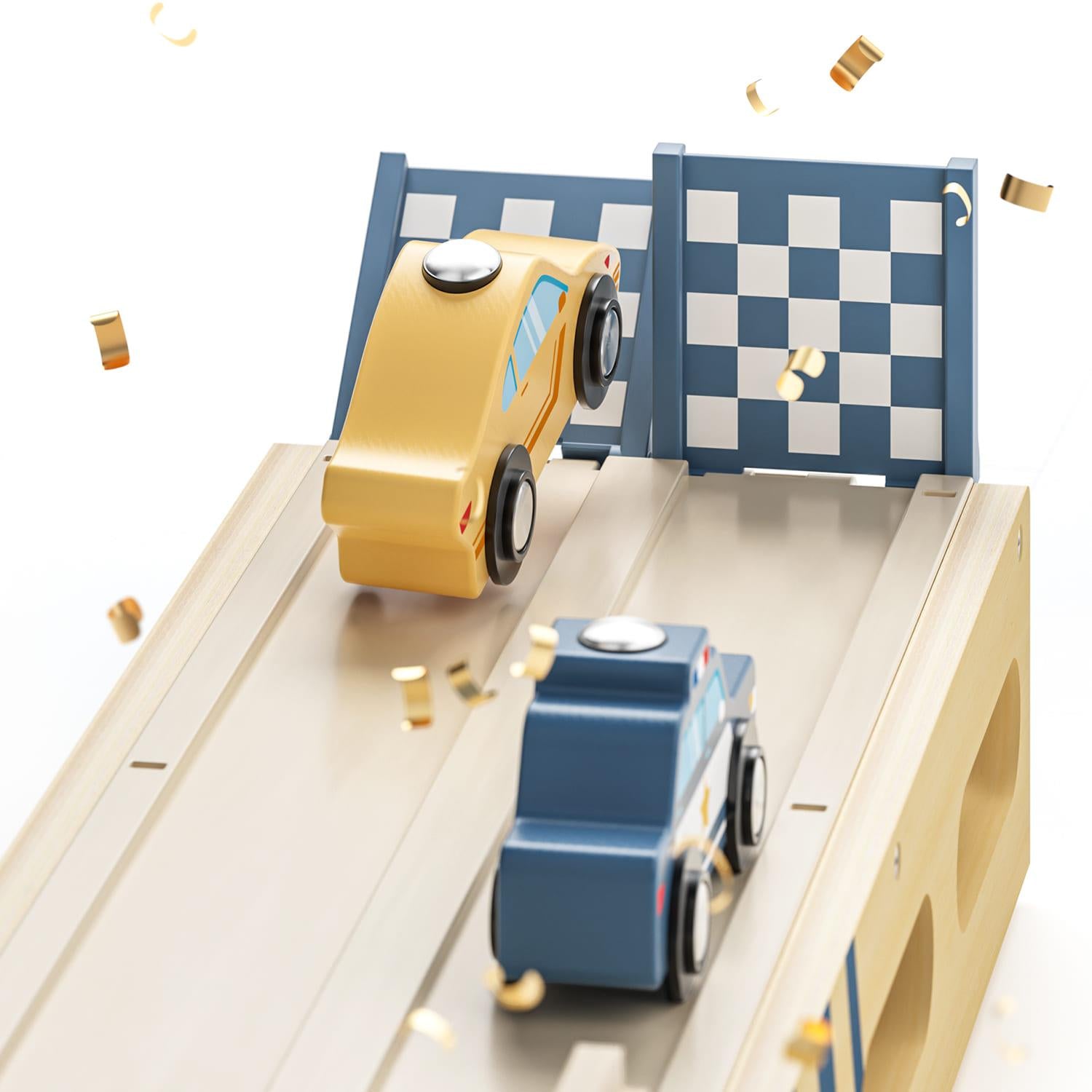Topbright Wooden Roll & Race Car Transporter