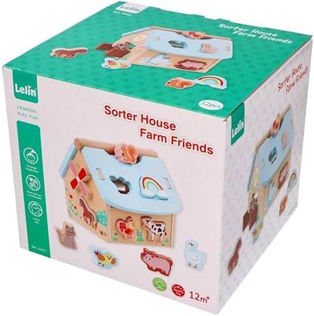 Lelin Wooden Farm House Sorter
