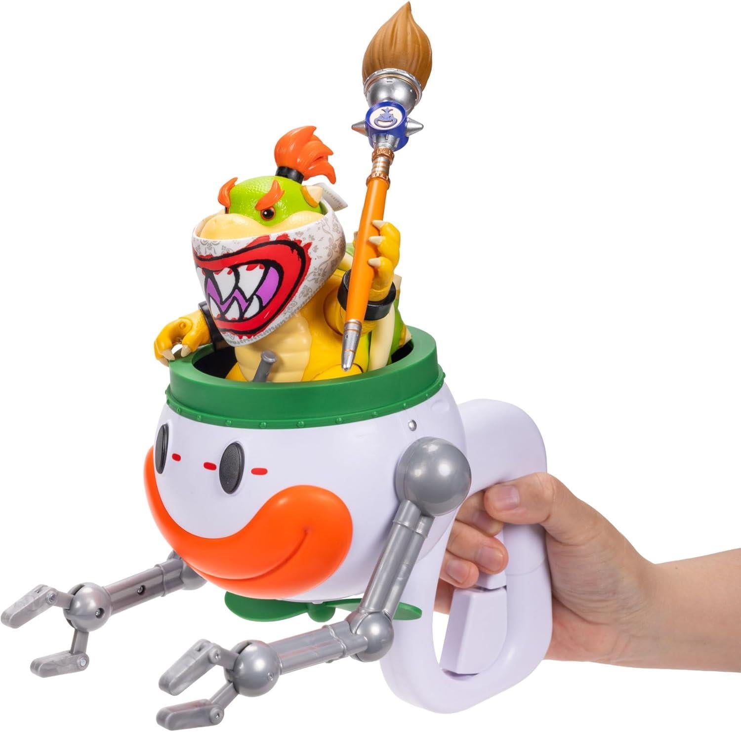 Super Mario Galaxy Movie Figure with Clown Car – Bowser Jr.