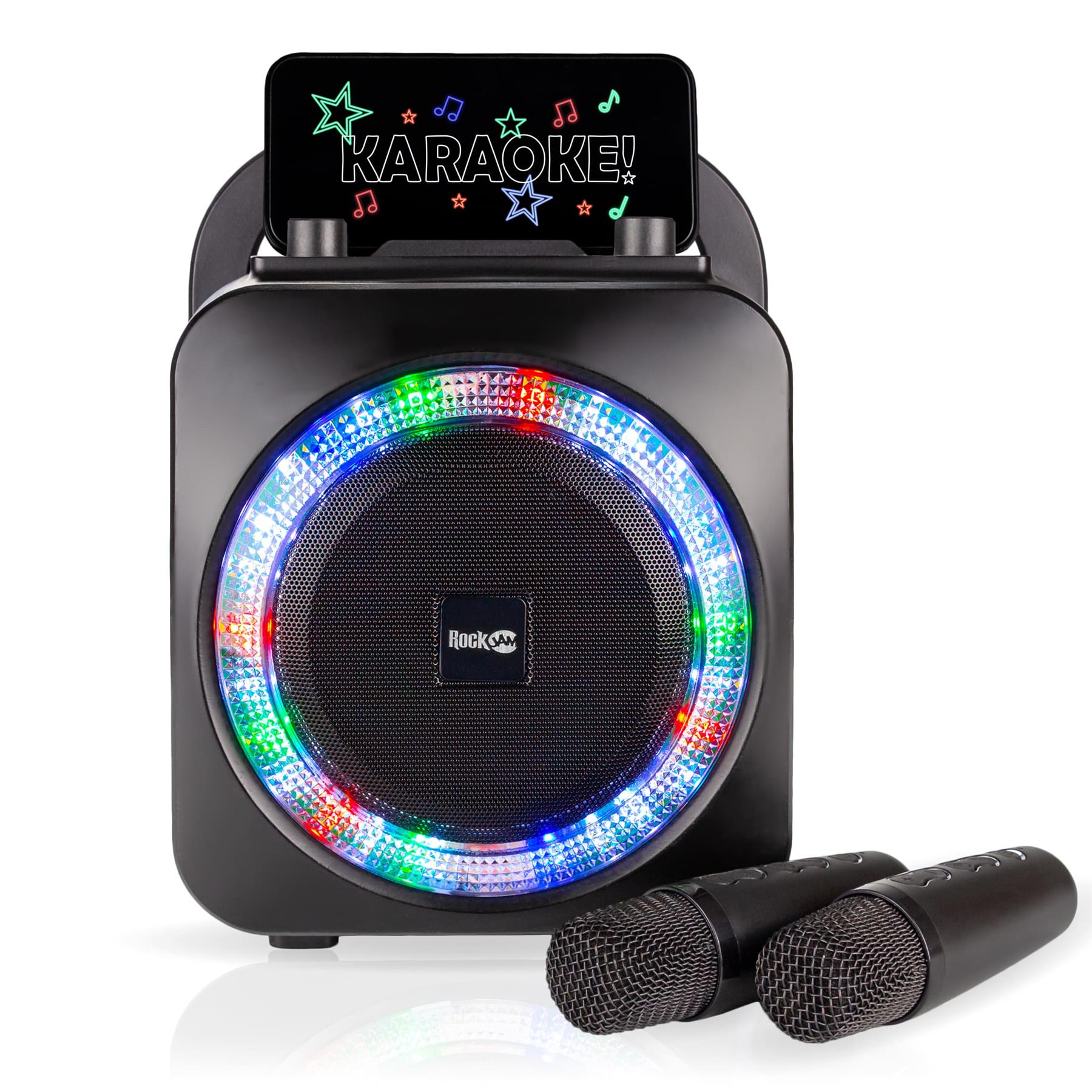 PDT RockJam Party Speaker with Two Wireless Microphones