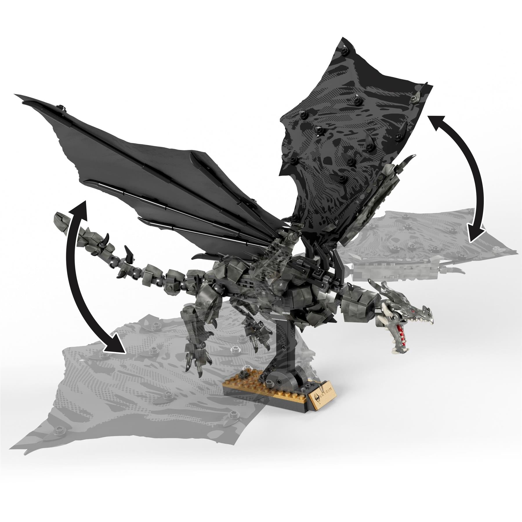 MEGA Skyrim Alduin The World Eater Building Set