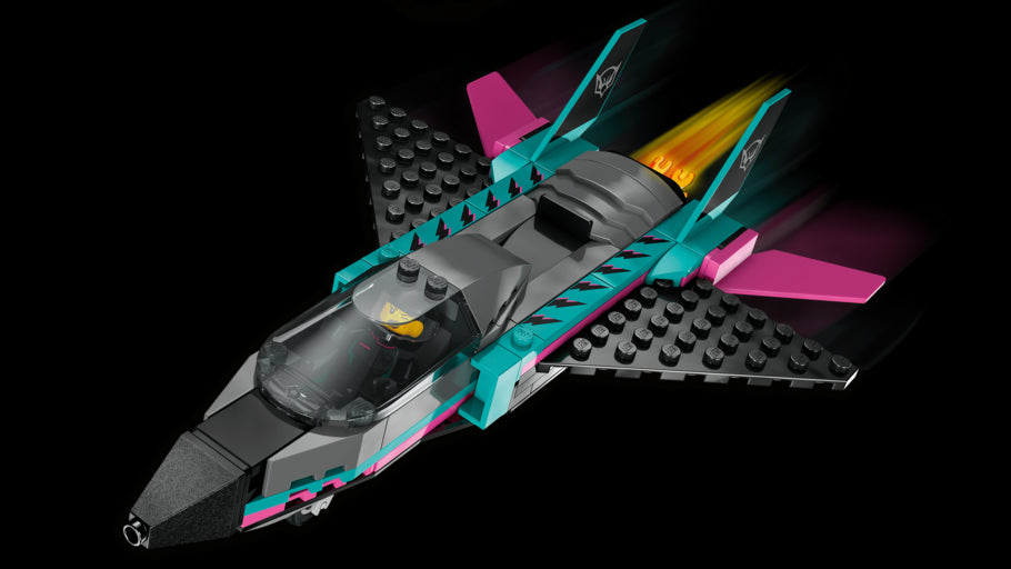 LEGO City Jet vs Car Toy Vehicle Model Kit 60489