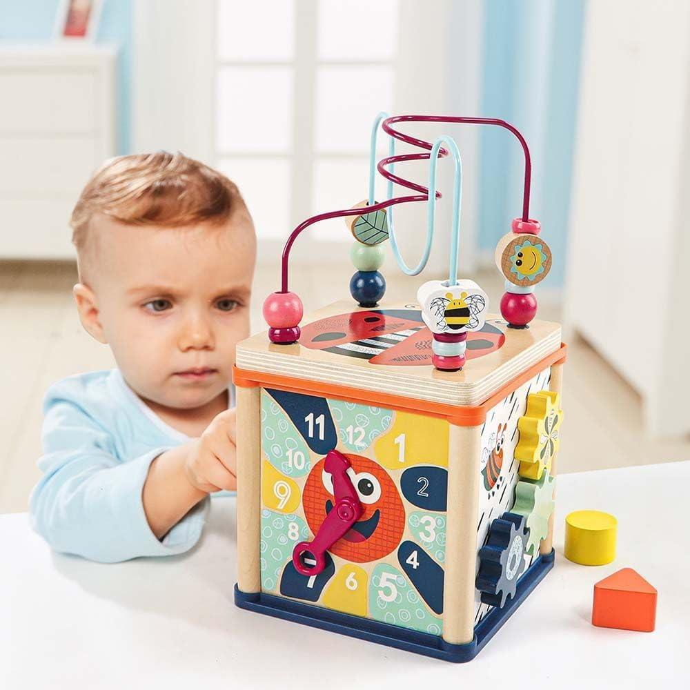 Topbright Wooden Activity Cube